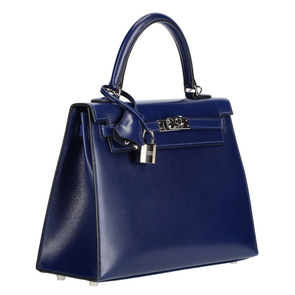 Hermès Bleu Saphir Box Calf Kelly 25, palladium hardware, 2022 – photo 4 of 16