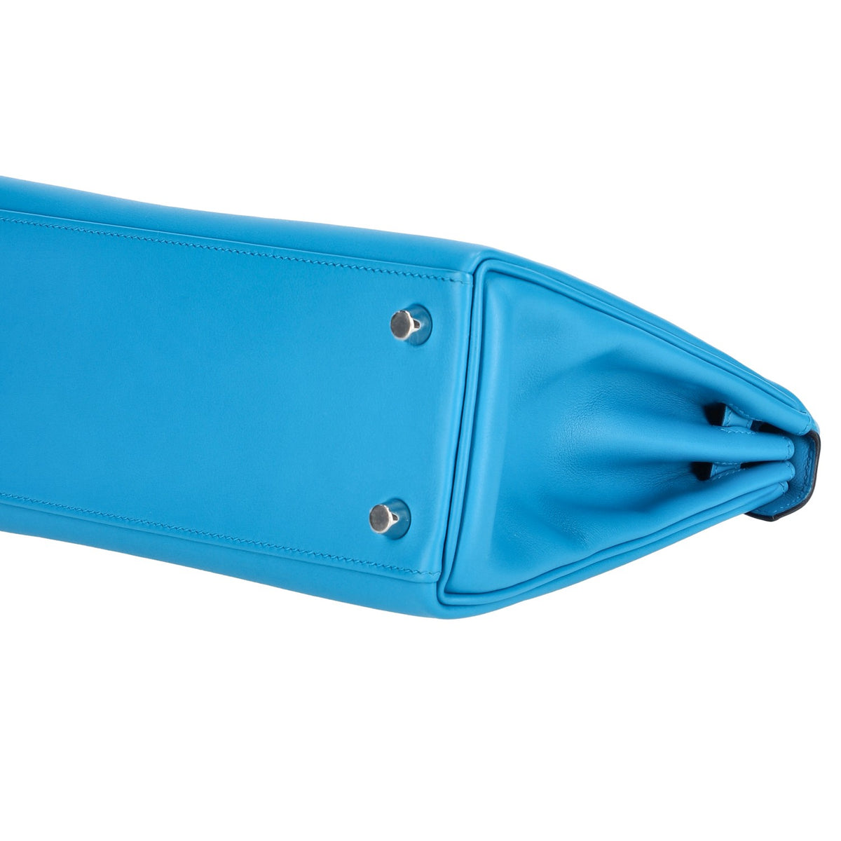 Hermès Bleu Zanzibar Swift Kelly 25, palladium hardware, 2021 – photo 6 of 16
