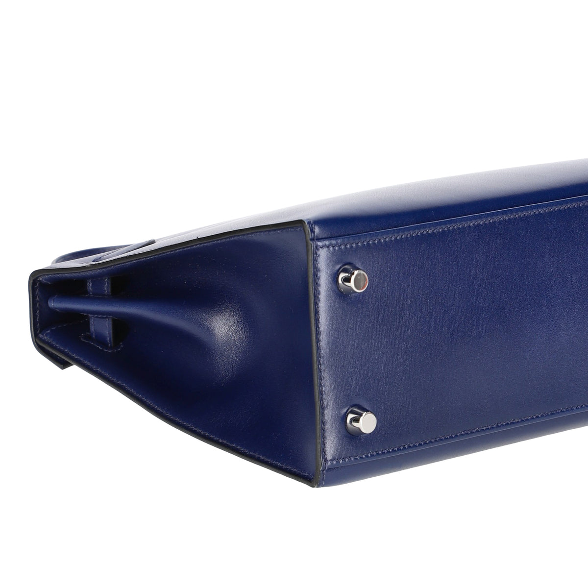 Hermès Bleu Saphir Box Calf Kelly 25, palladium hardware, 2022 – photo 7 of 16