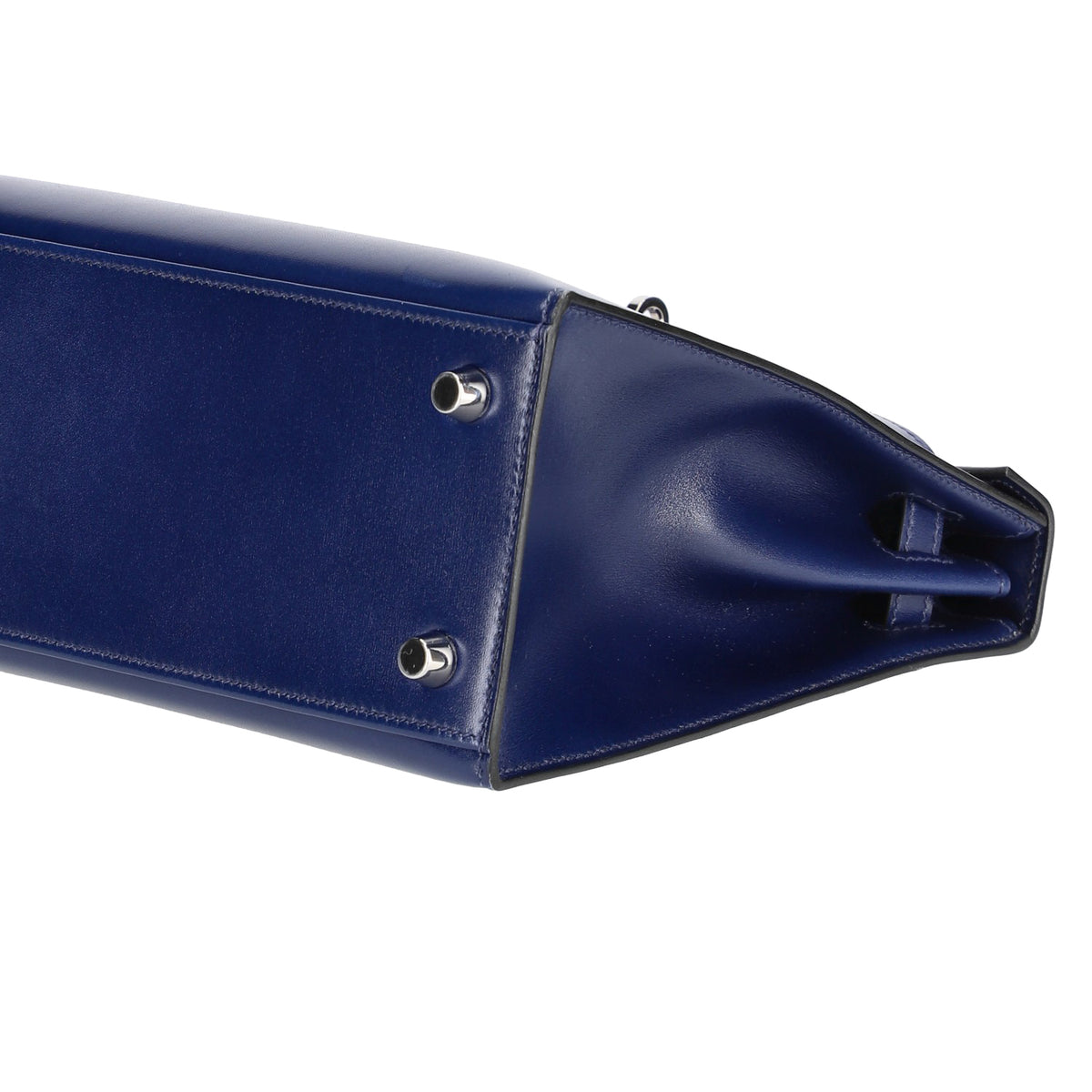 Hermès Bleu Saphir Box Calf Kelly 25, palladium hardware, 2022 – photo 8 of 16