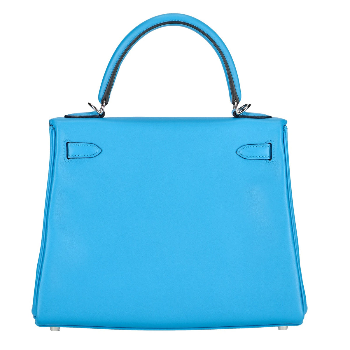 Hermès Bleu Zanzibar Swift Kelly 25, palladium hardware, 2021 – photo 2 of 16