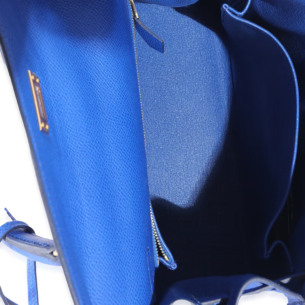 2022 Hermès Bleu Royal Epsom Sellier Kelly 25 GHW