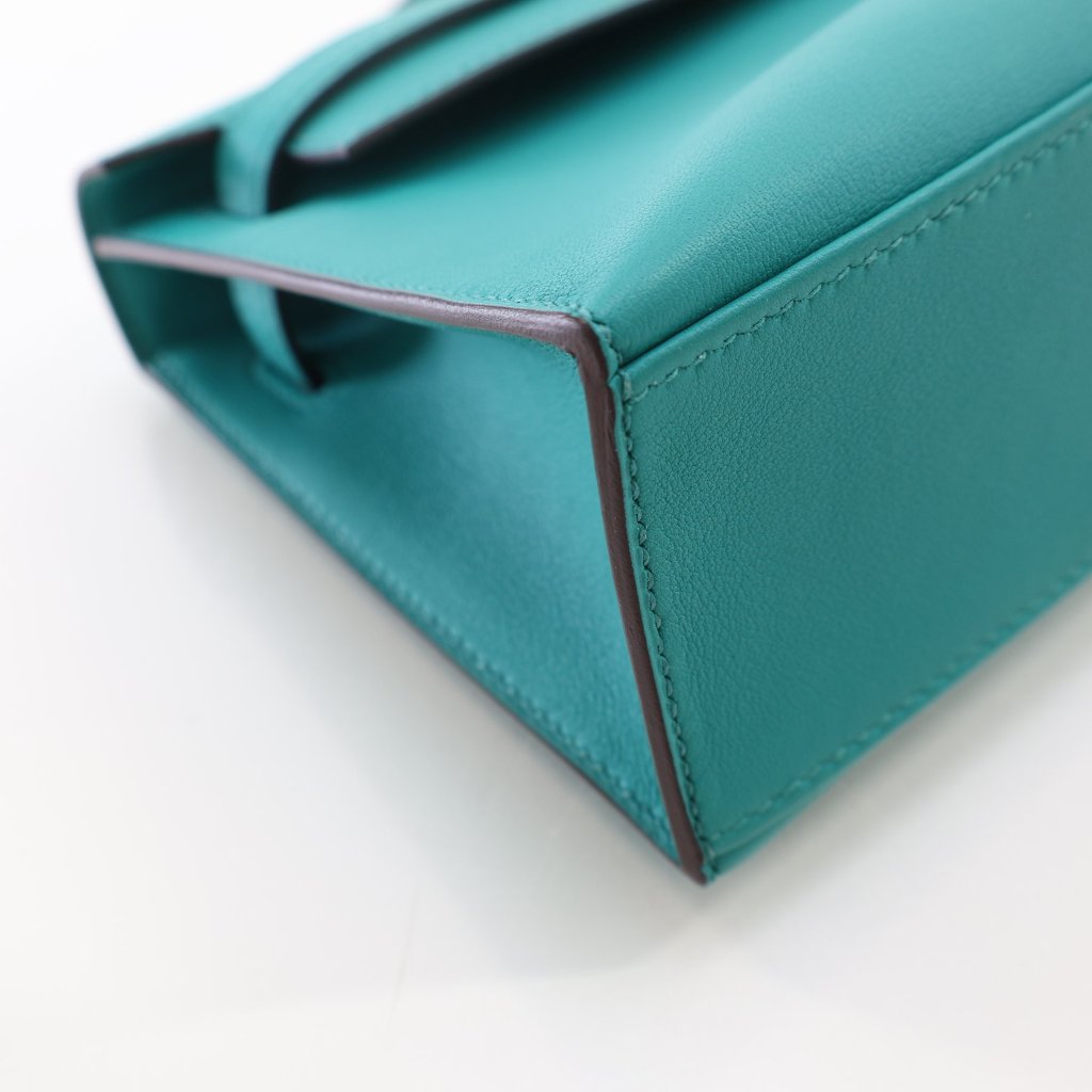Hermès Bleu Paon Swift Kelly Pochette (GHW | 2016)