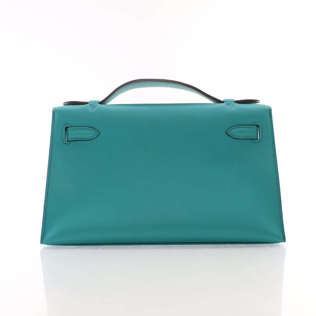 Hermès Bleu Paon Swift Kelly Pochette (GHW | 2016)