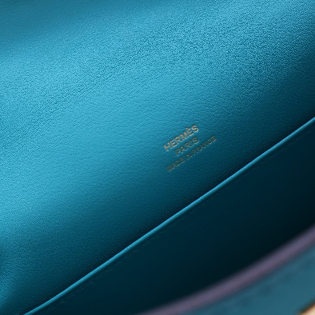 Hermès Bleu Paon Swift Kelly Pochette (GHW | 2016)