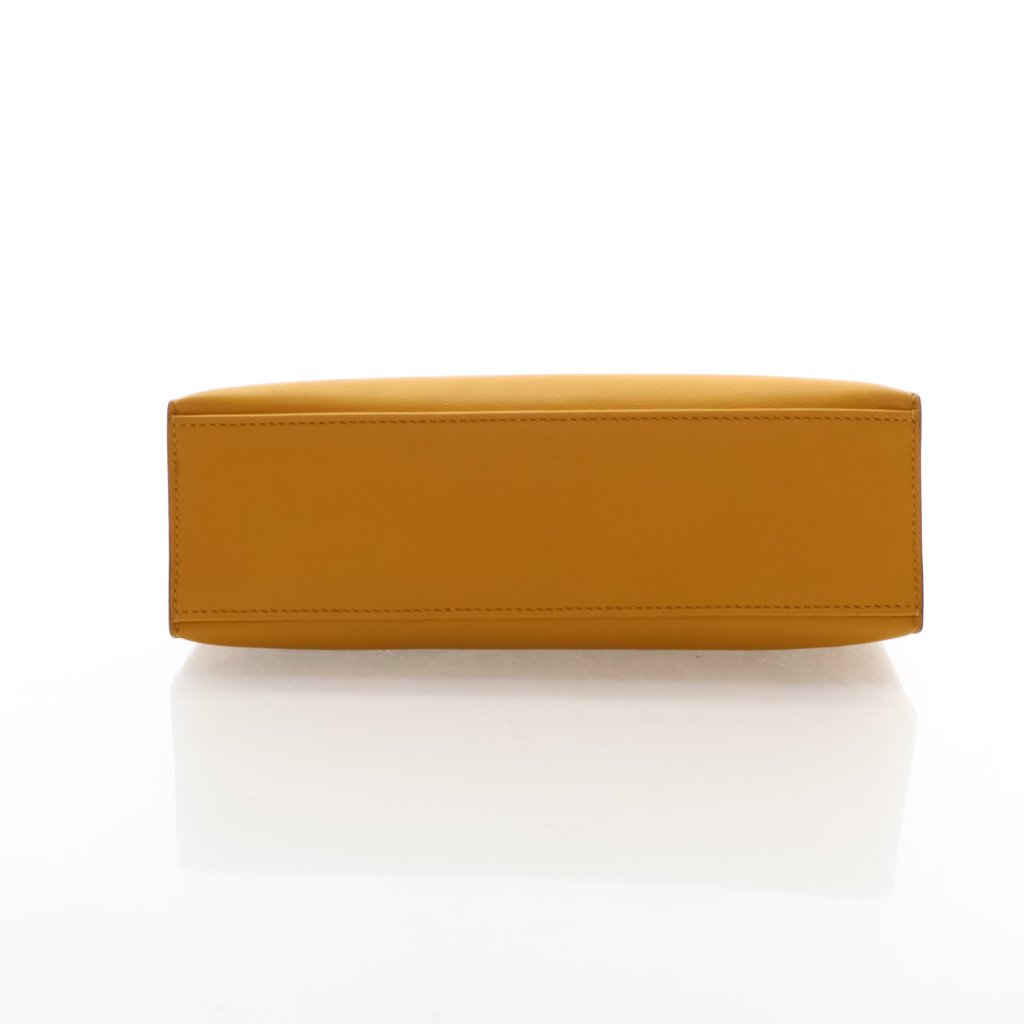 Hermès Jaune Ambre Swift Kelly Pochette (GHW | 2018)