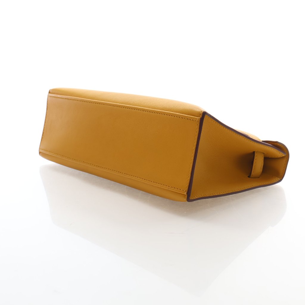 Hermès Jaune Ambre Swift Kelly Pochette (GHW | 2018)