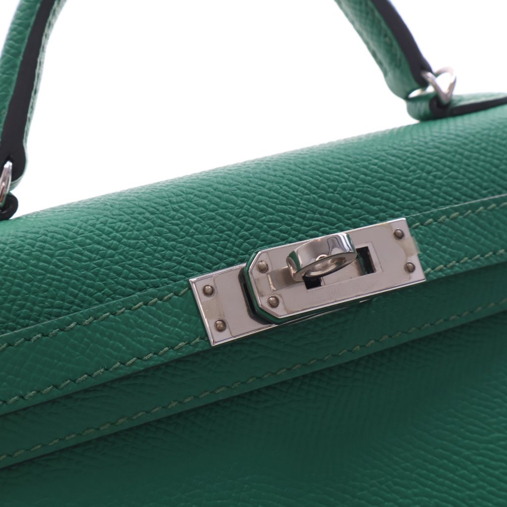 Hermès Cactus Epsom Verso Mini Kelly II 20 (PHW | 2020)