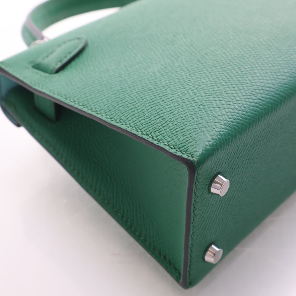 Hermès Cactus Epsom Verso Mini Kelly II 20 (PHW | 2020)