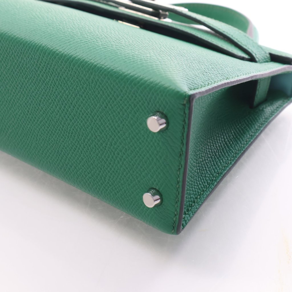 Hermès Cactus Epsom Verso Mini Kelly II 20 (PHW | 2020)