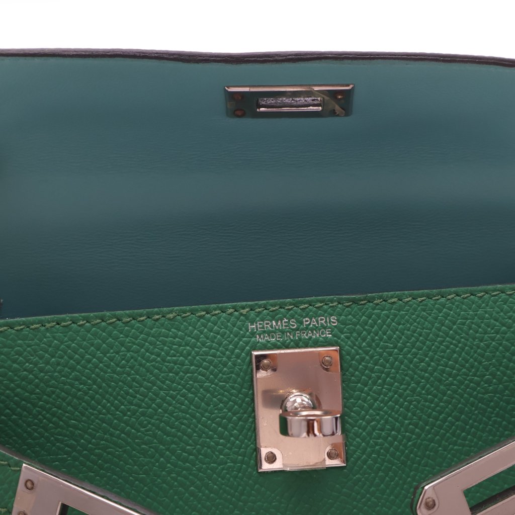 Hermès Cactus Epsom Verso Mini Kelly II 20 (PHW | 2020)