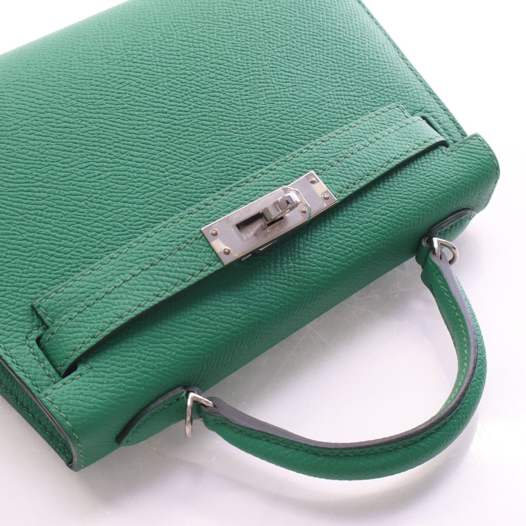 Hermès Cactus Epsom Verso Mini Kelly II 20 (PHW | 2020)