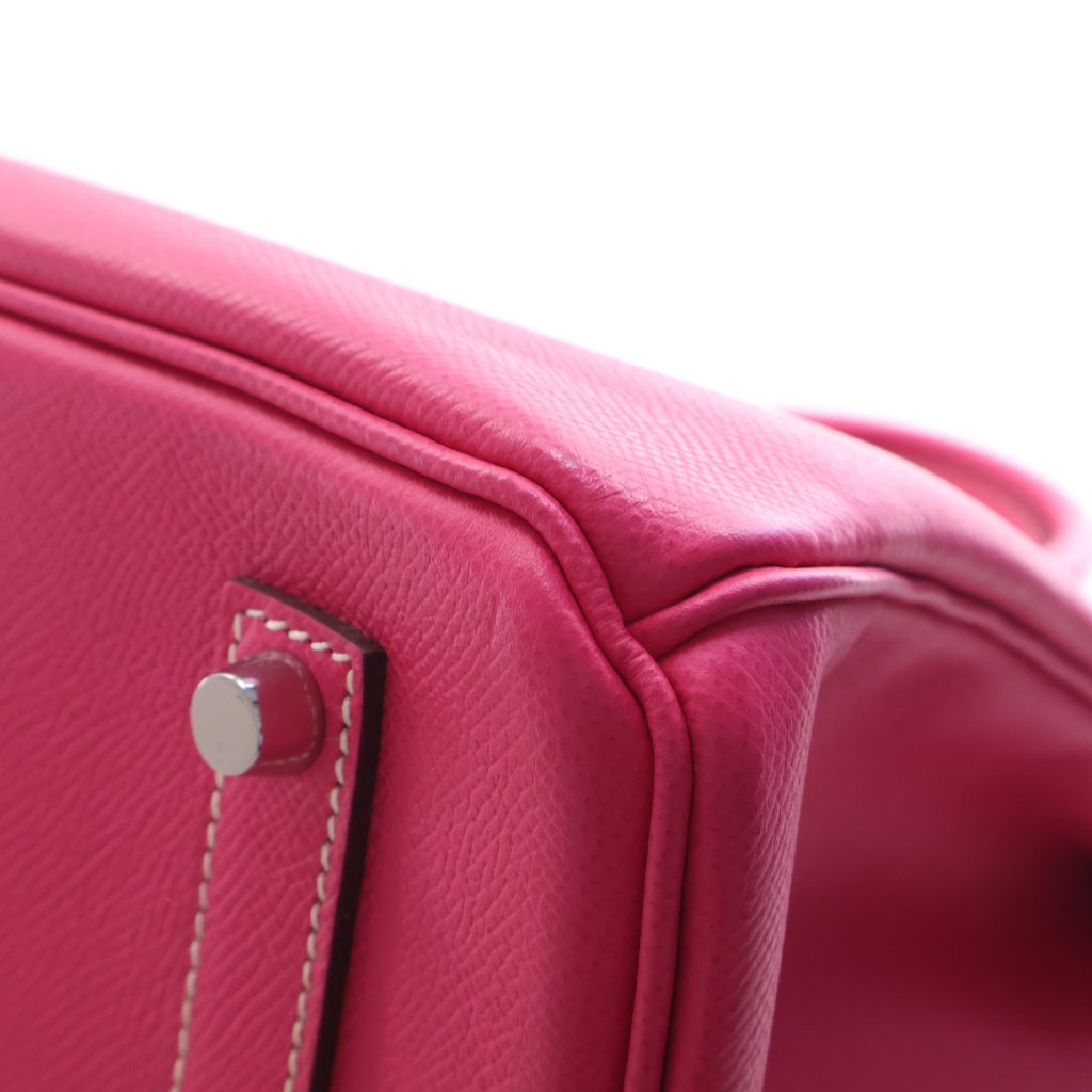 Hermès Rose Tyrien Epsom Retourne Birkin 35 (PHW | 2014)