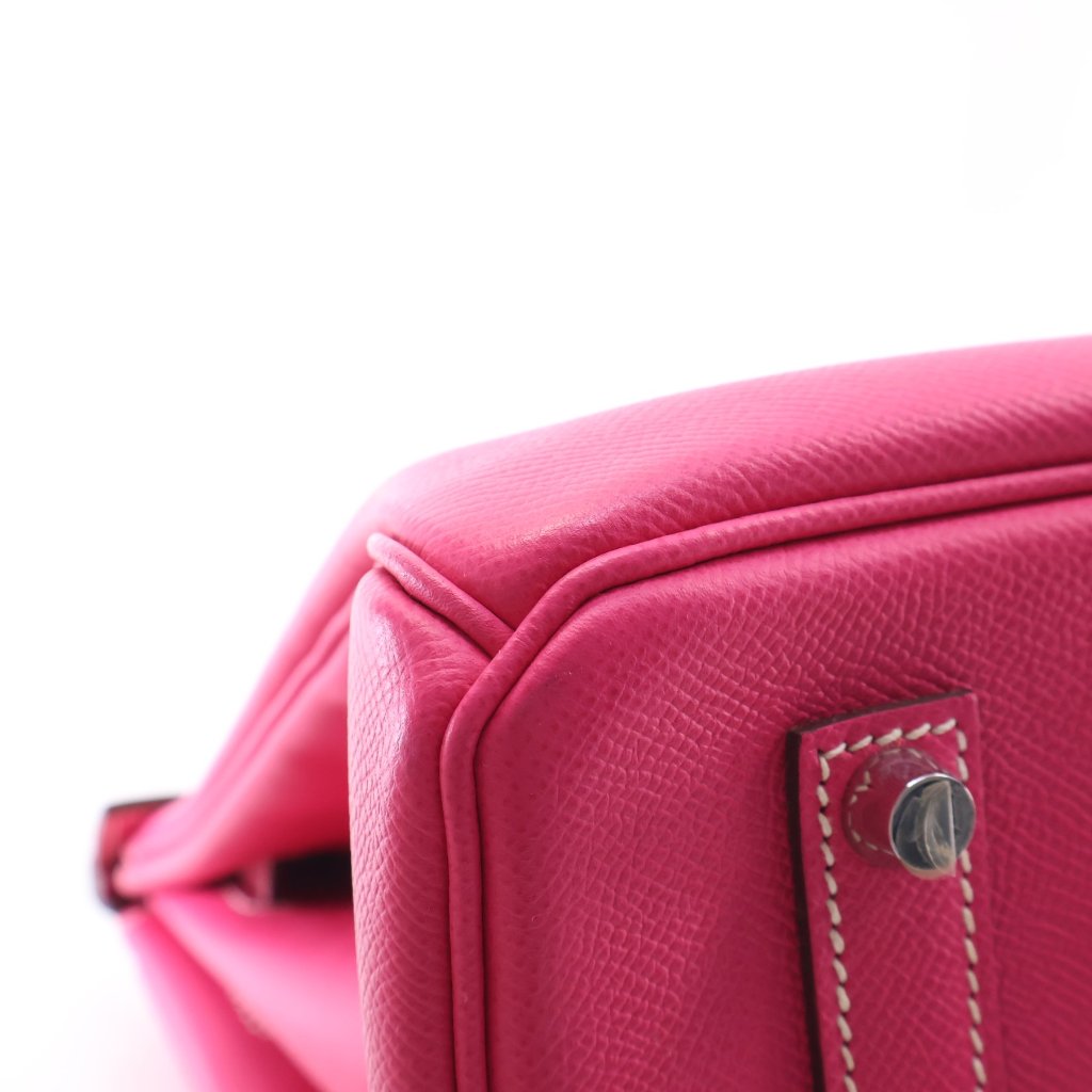 Hermès Rose Tyrien Epsom Retourne Birkin 35 (PHW | 2014)