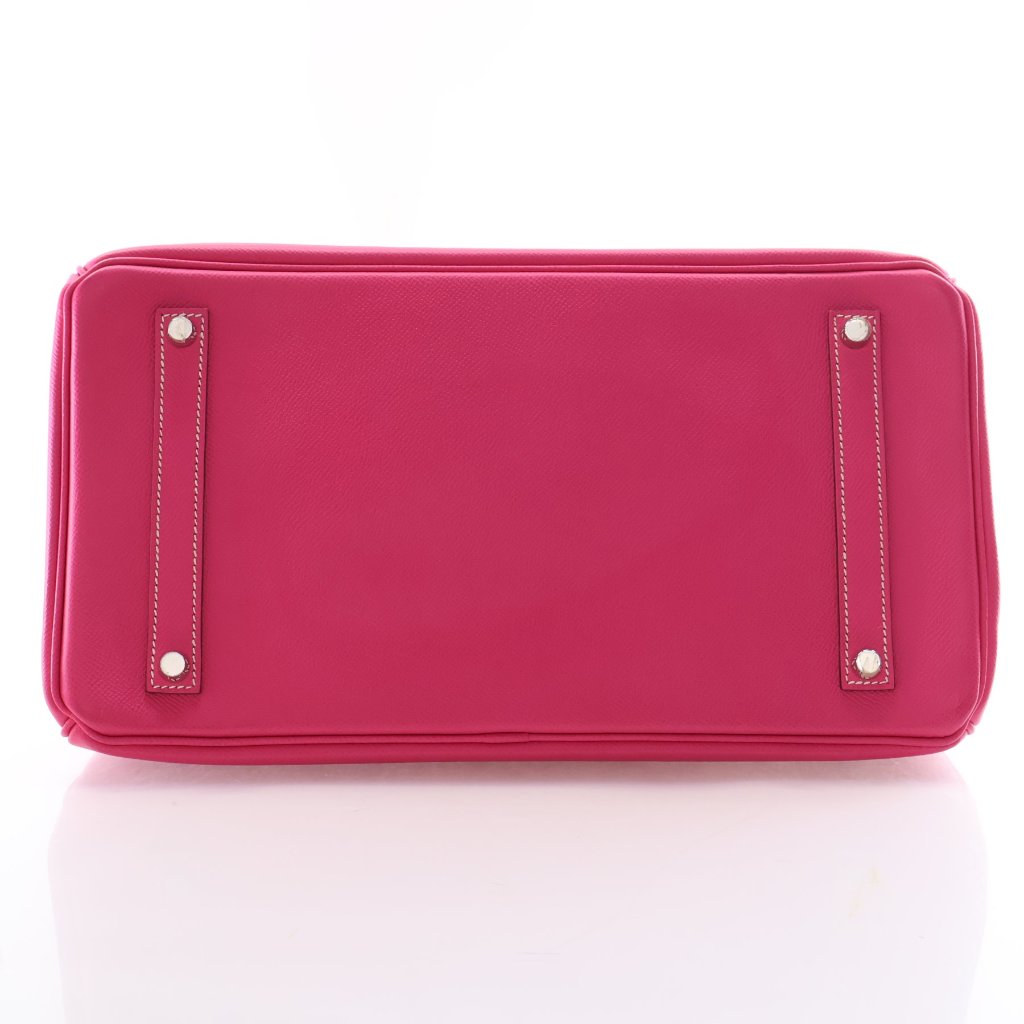 Hermès Rose Tyrien Epsom Retourne Birkin 35 (PHW | 2014)