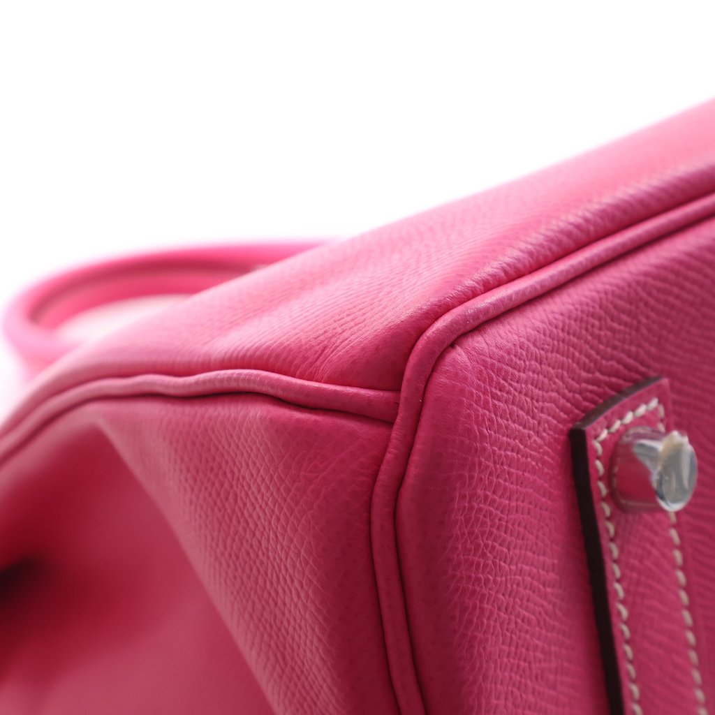 Hermès Rose Tyrien Epsom Retourne Birkin 35 (PHW | 2014)