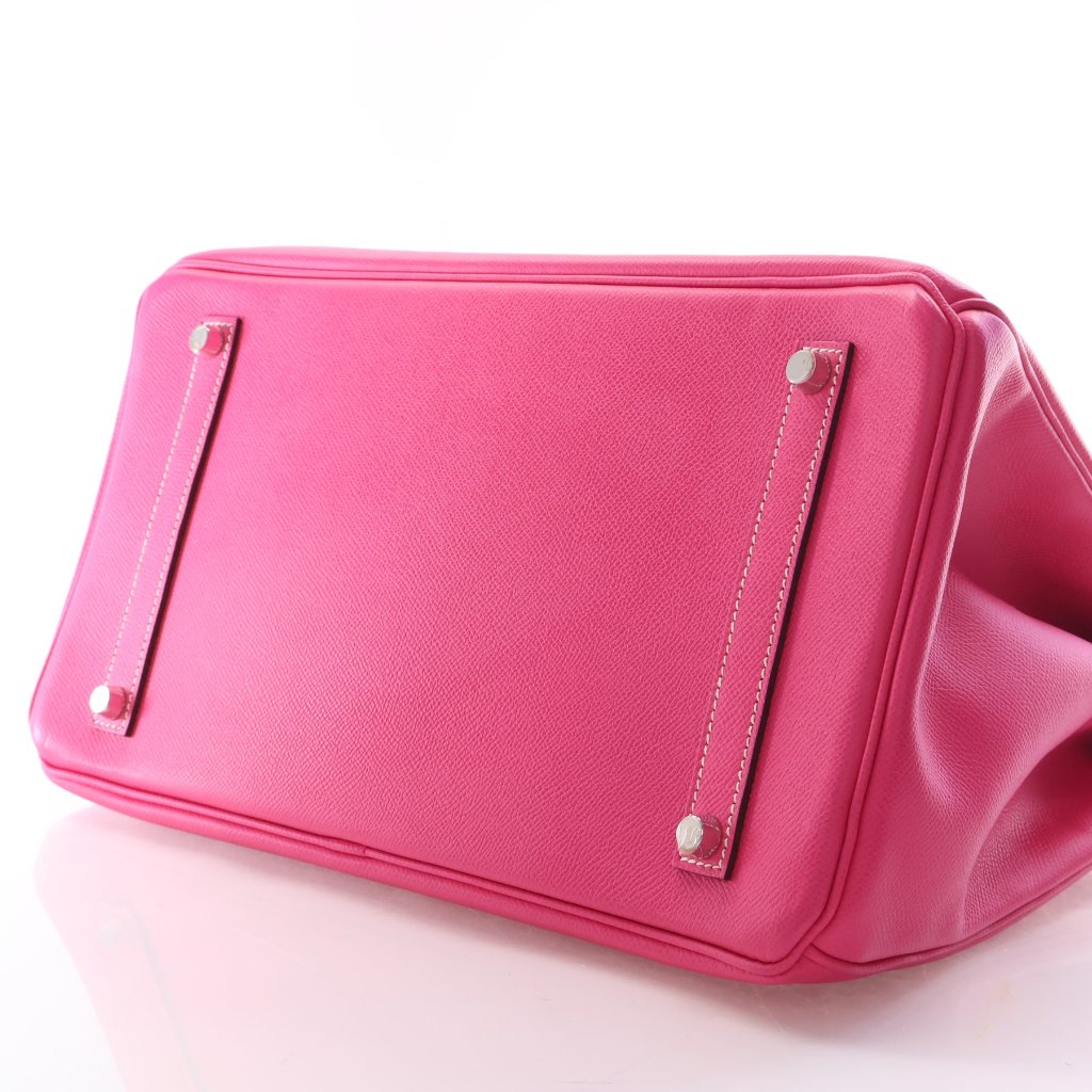 Hermès Rose Tyrien Epsom Retourne Birkin 35 (PHW | 2014)