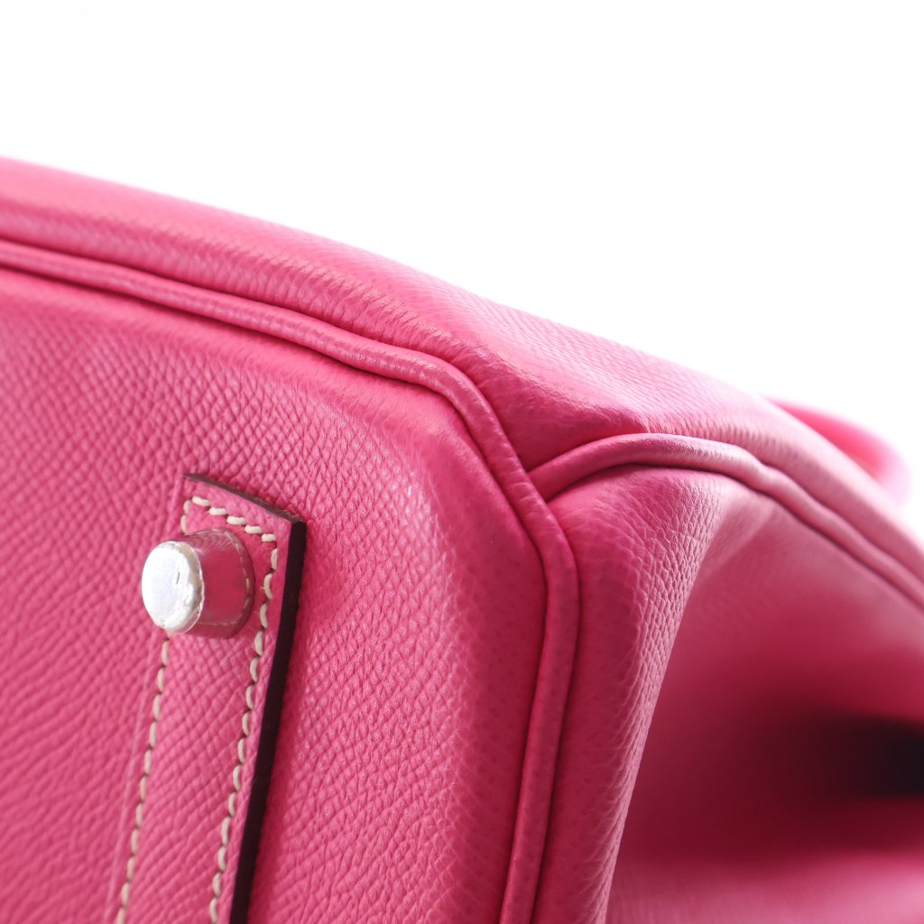 Hermès Rose Tyrien Epsom Retourne Birkin 35 (PHW | 2014)