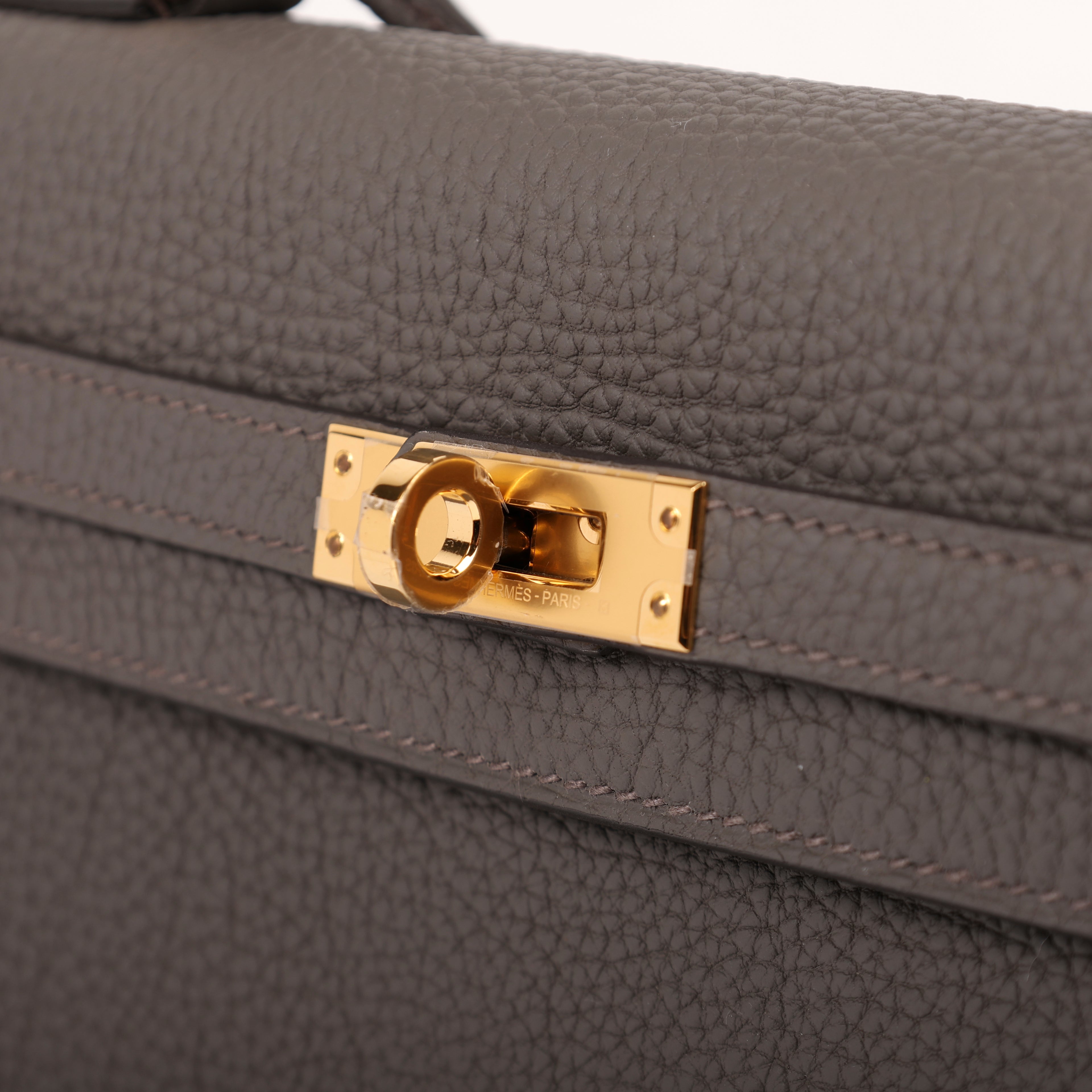 Hermes Gris Étain Togo Retourne Kelly 25 (GHW | 2025)