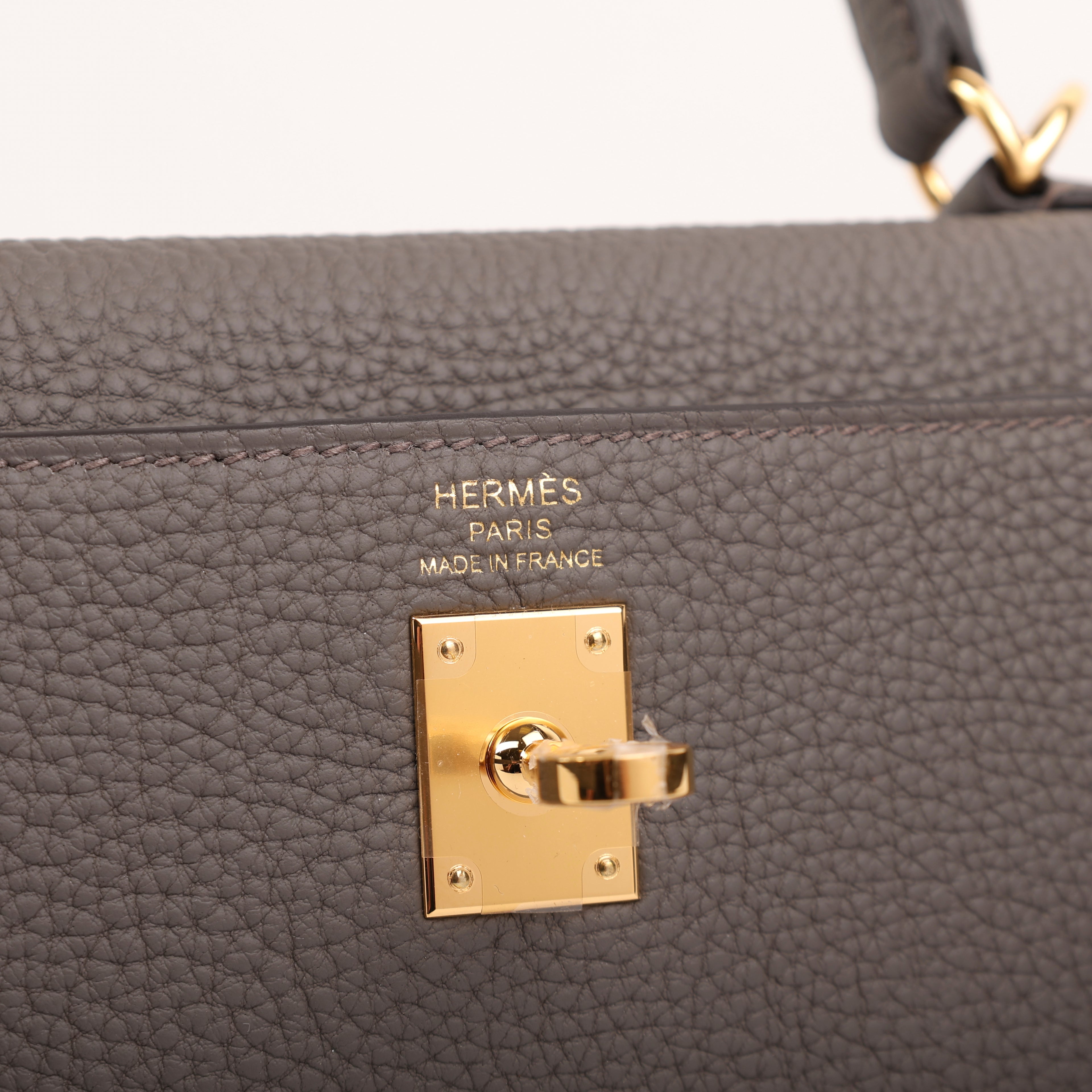 Hermes Gris Étain Togo Retourne Kelly 25 (GHW | 2025)