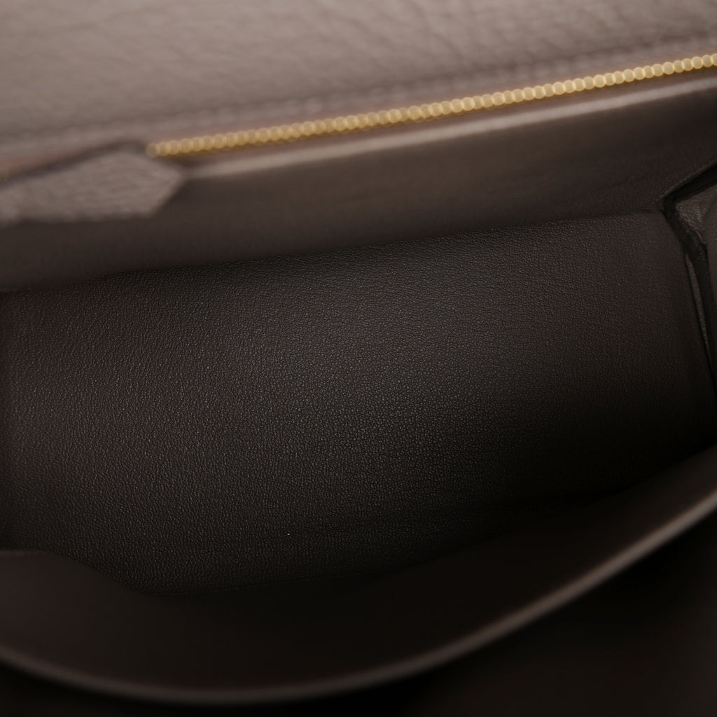 Hermes Gris Étain Togo Retourne Kelly 25 (GHW | 2025)