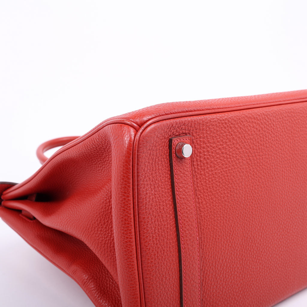 Hermès Rouge Vif Togo Birkin 35 (PHW | 2005)