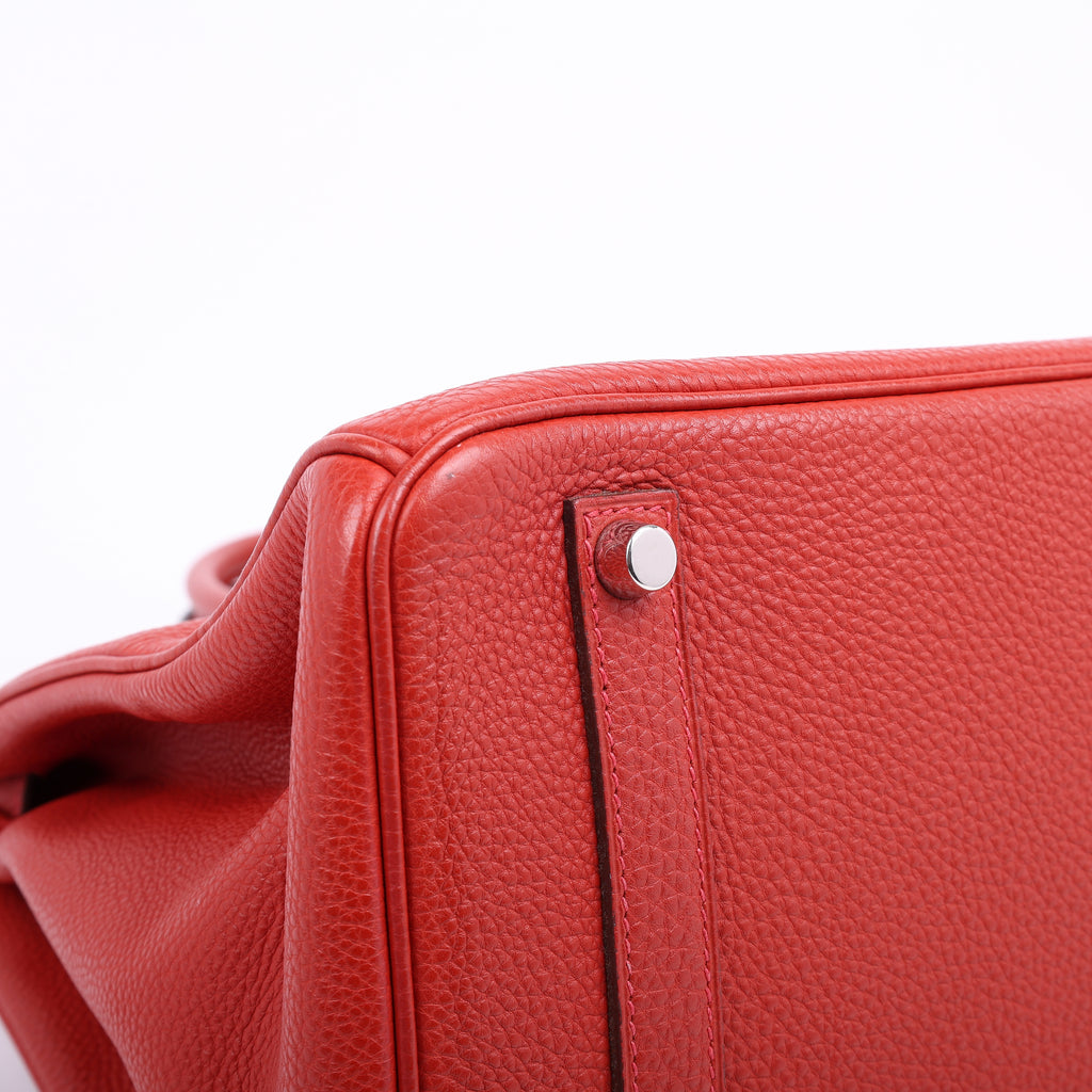 Hermès Rouge Vif Togo Birkin 35 (PHW | 2005)