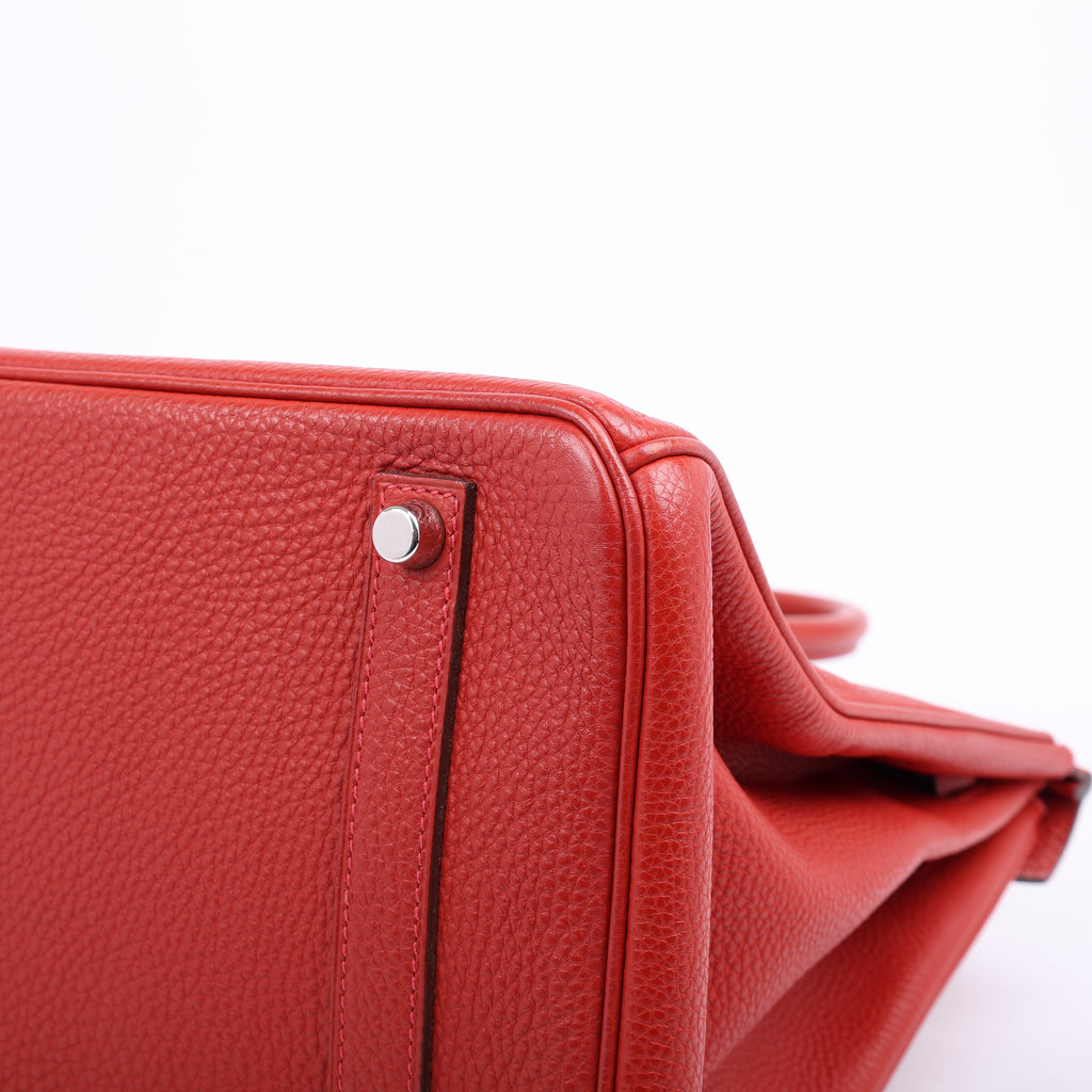 Hermès Rouge Vif Togo Birkin 35 (PHW | 2005)