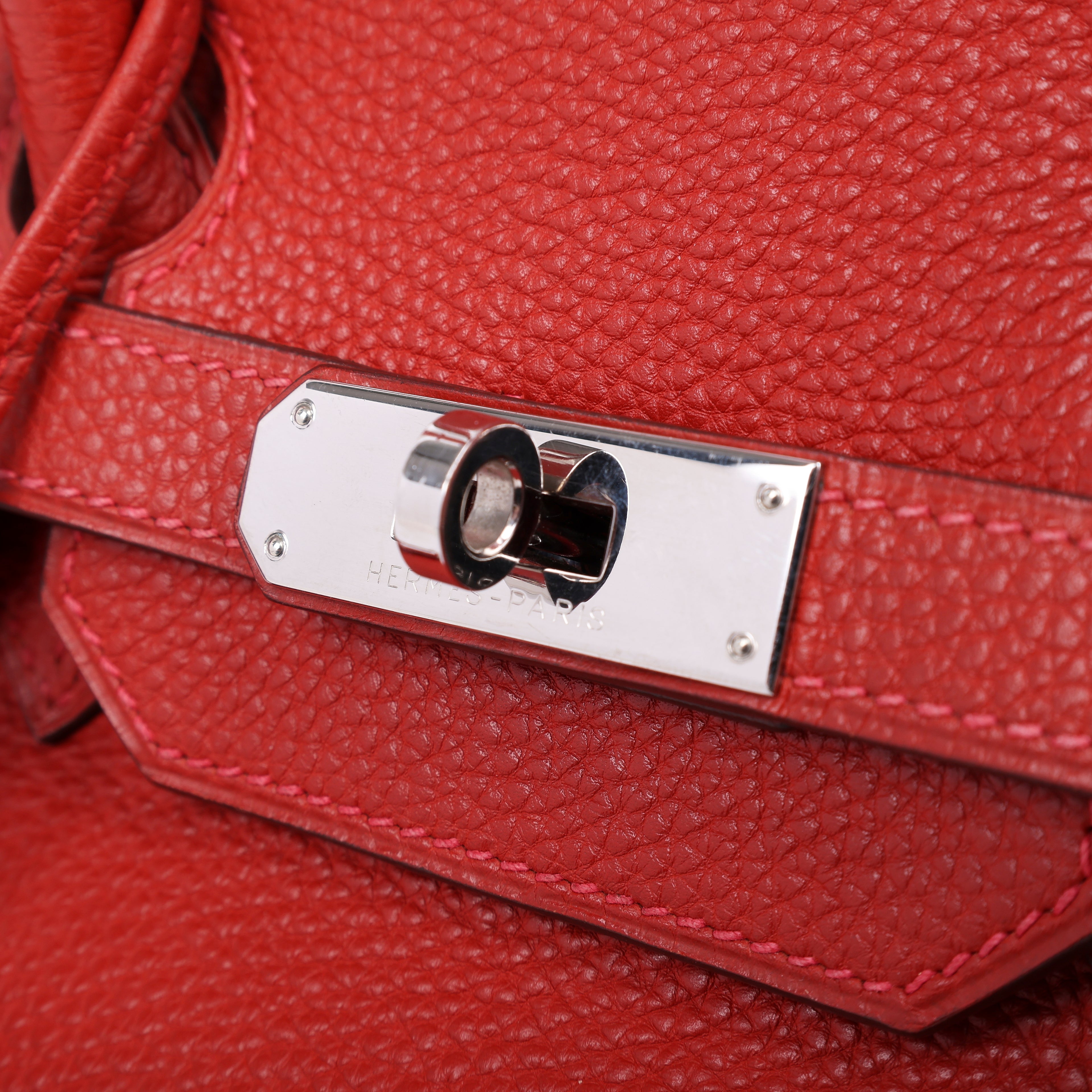 Hermès Rouge Vif Togo Birkin 35 (PHW | 2005)