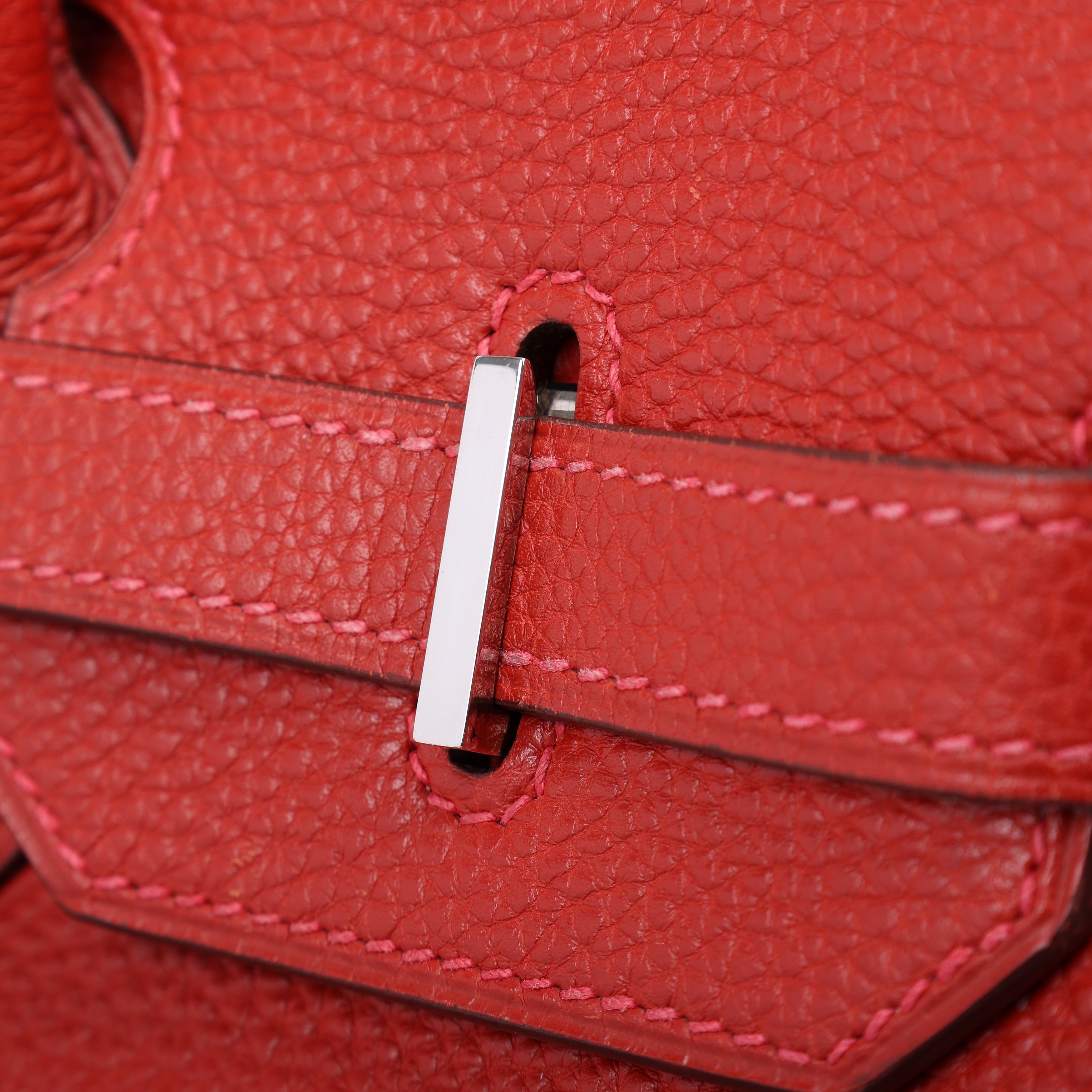 Hermès Rouge Vif Togo Birkin 35 (PHW | 2005)