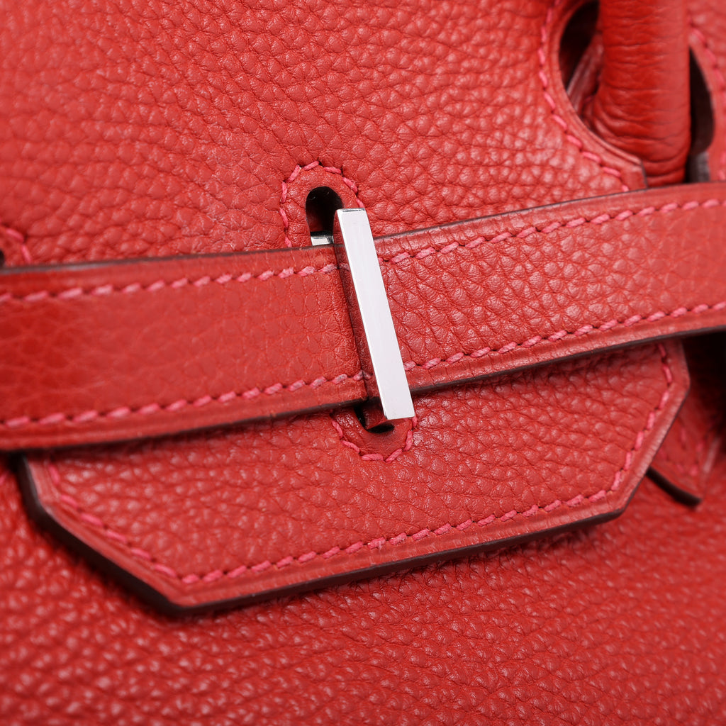 Hermès Rouge Vif Togo Birkin 35 (PHW | 2005)