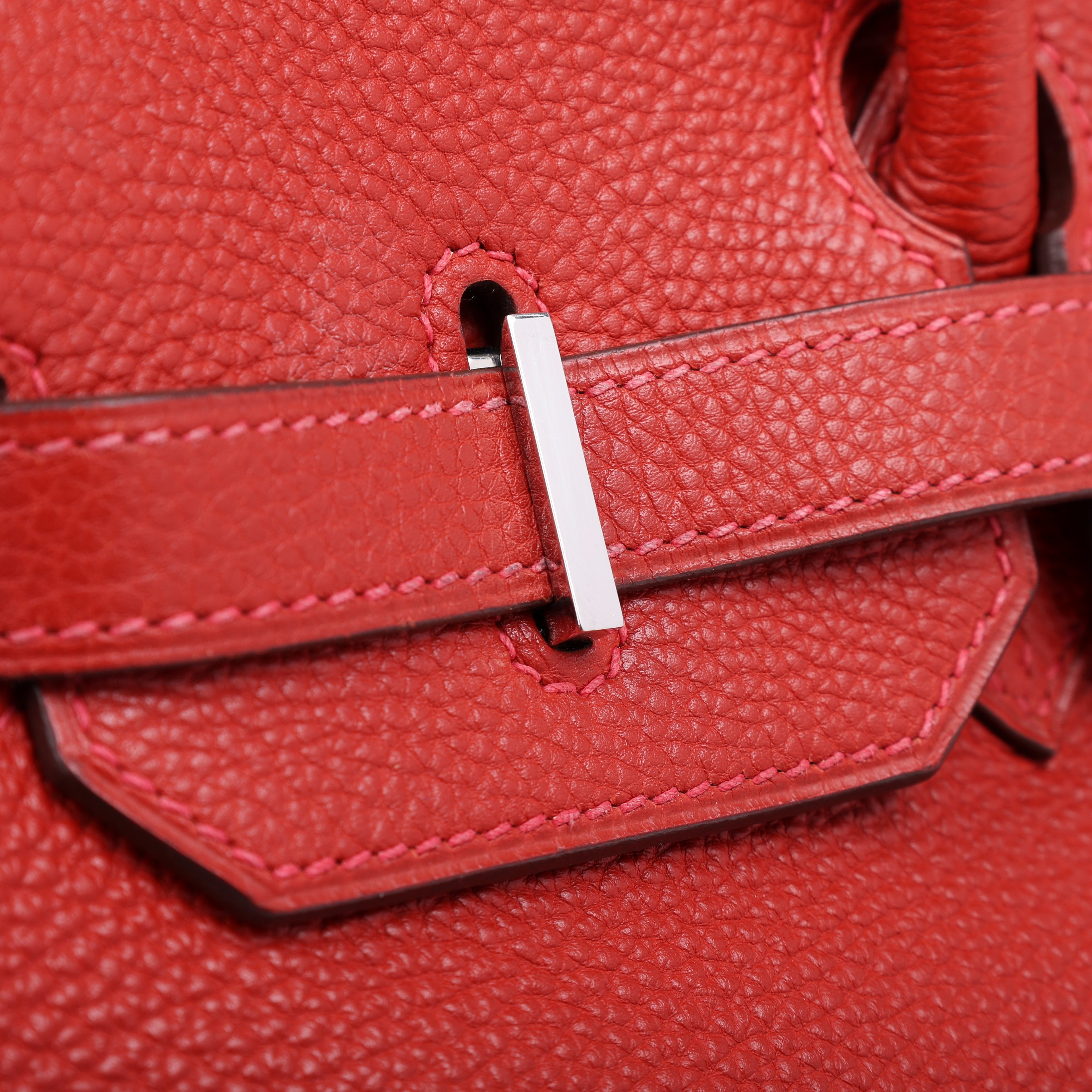 Hermès Rouge Vif Togo Birkin 35 (PHW | 2005)