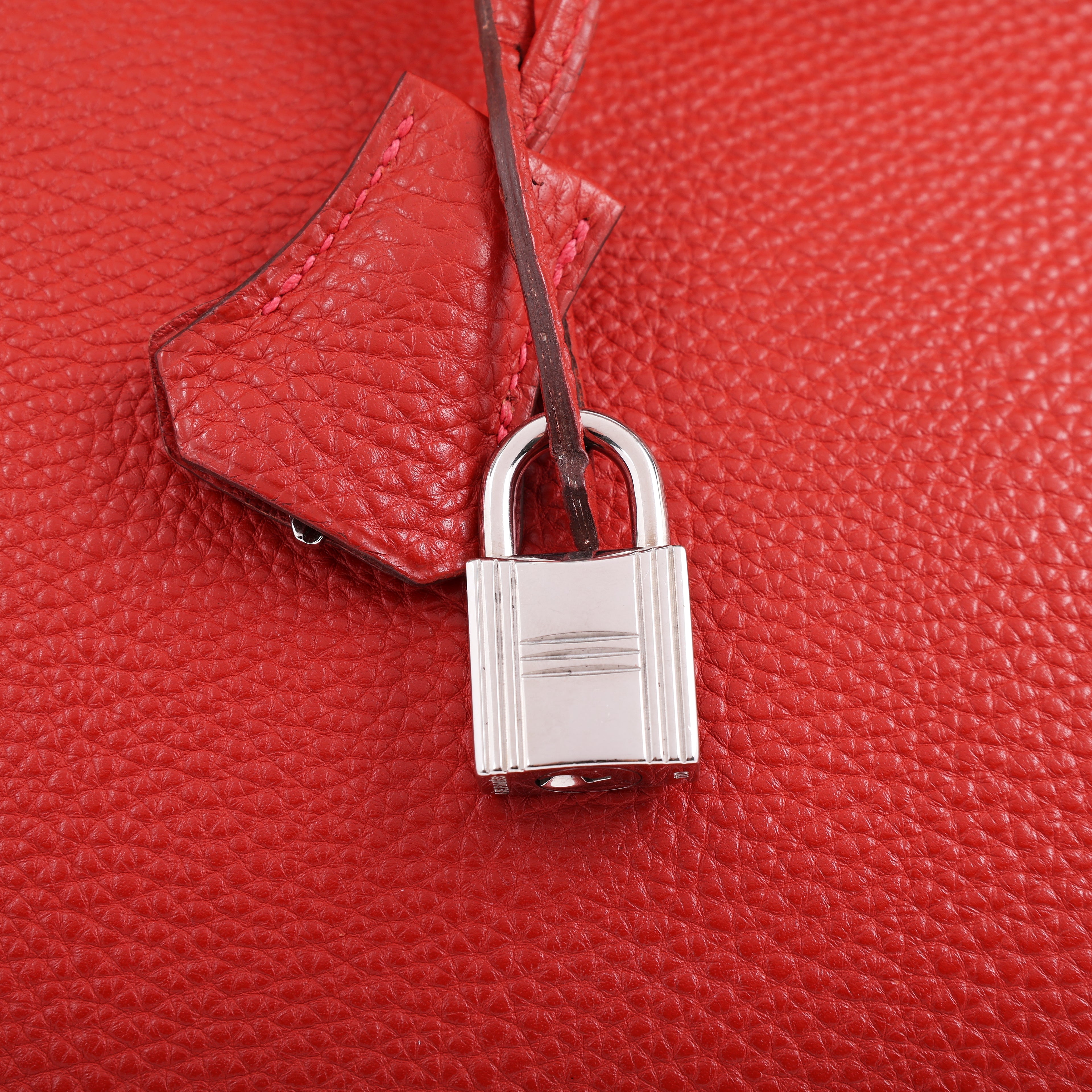 Hermès Rouge Vif Togo Birkin 35 (PHW | 2005)