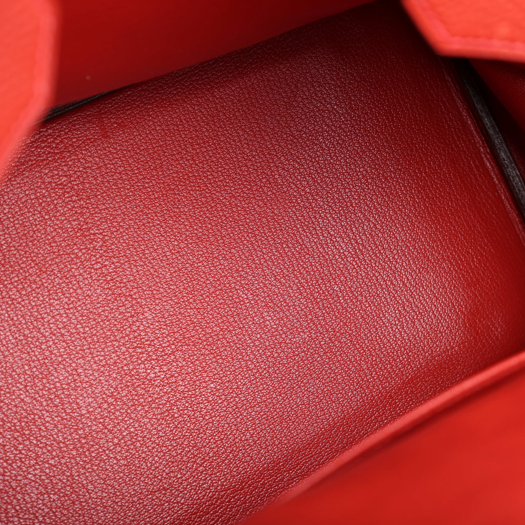 Hermès Rouge Vif Togo Birkin 35 (PHW | 2005)