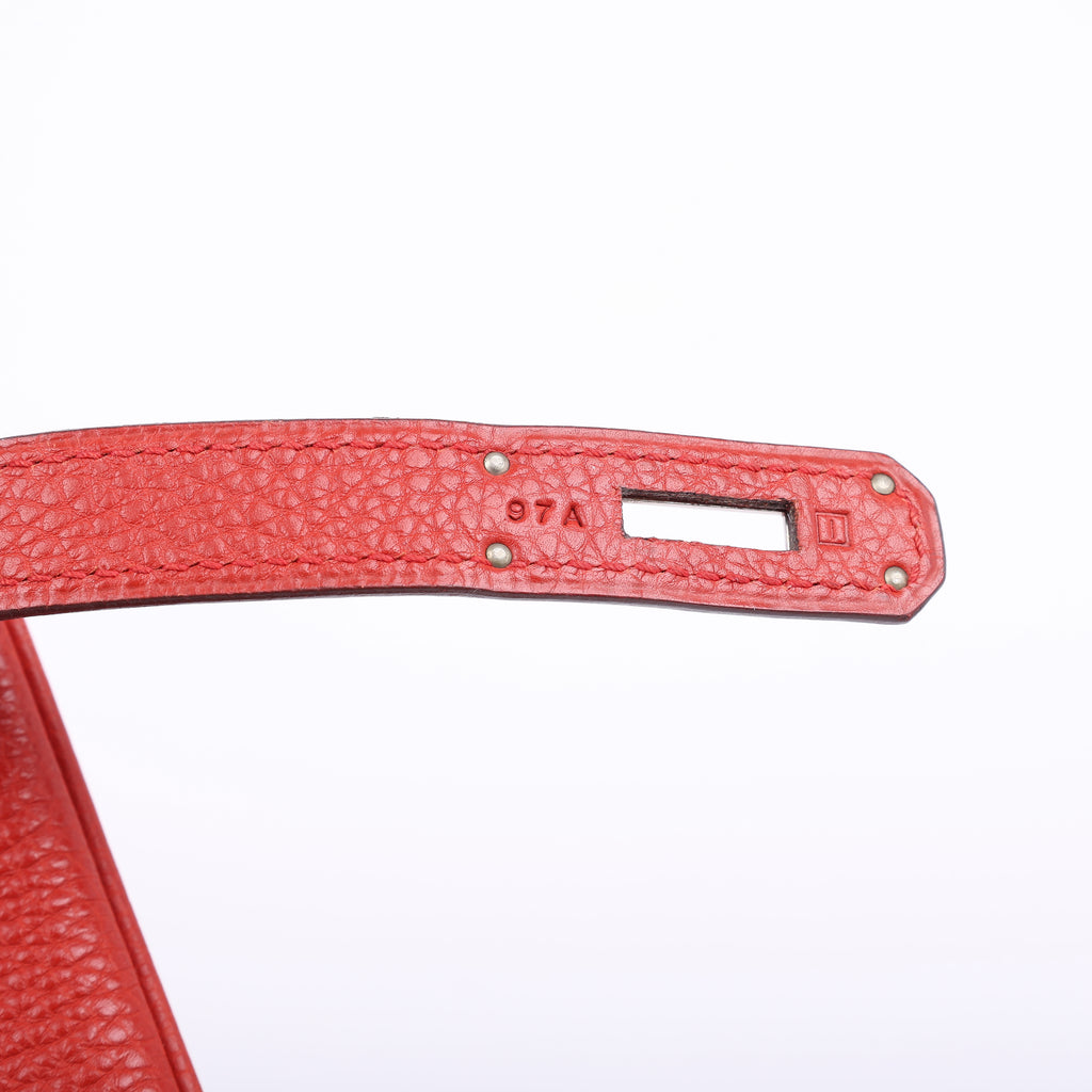 Hermès Rouge Vif Togo Birkin 35 (PHW | 2005)
