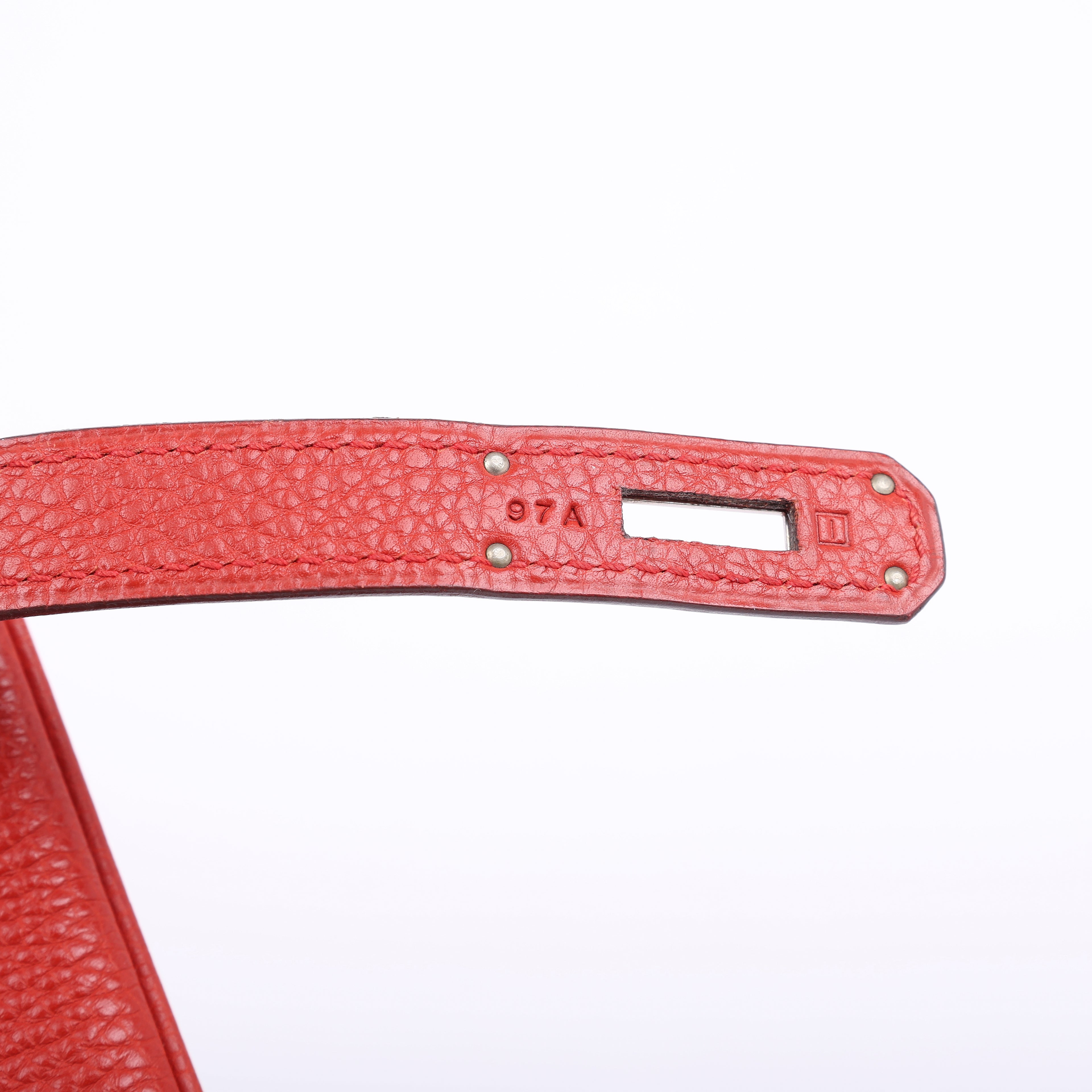 Hermès Rouge Vif Togo Birkin 35 (PHW | 2005)