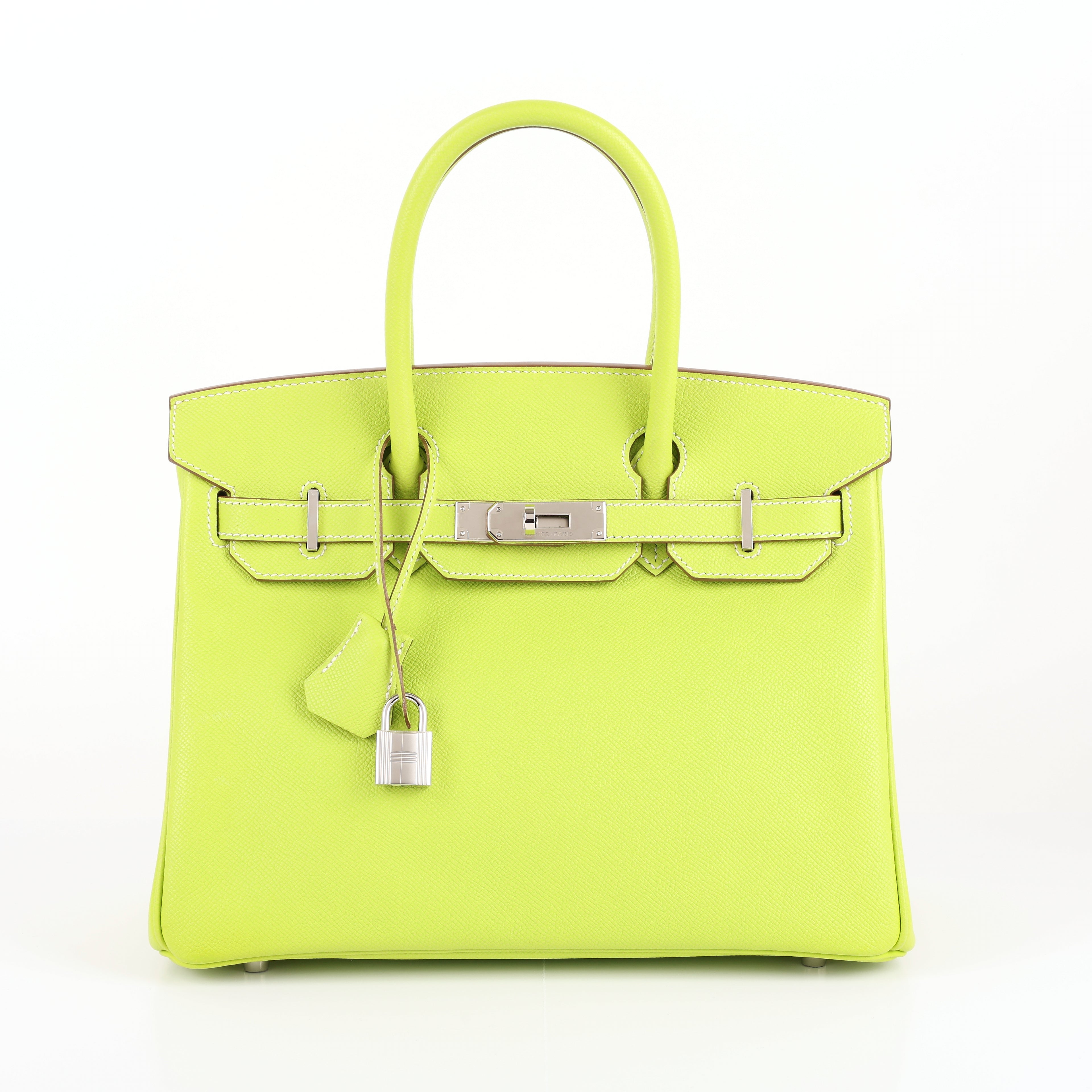 Hermes Kiwi Epsom Candy Birkin 30 (PHW | 2011)