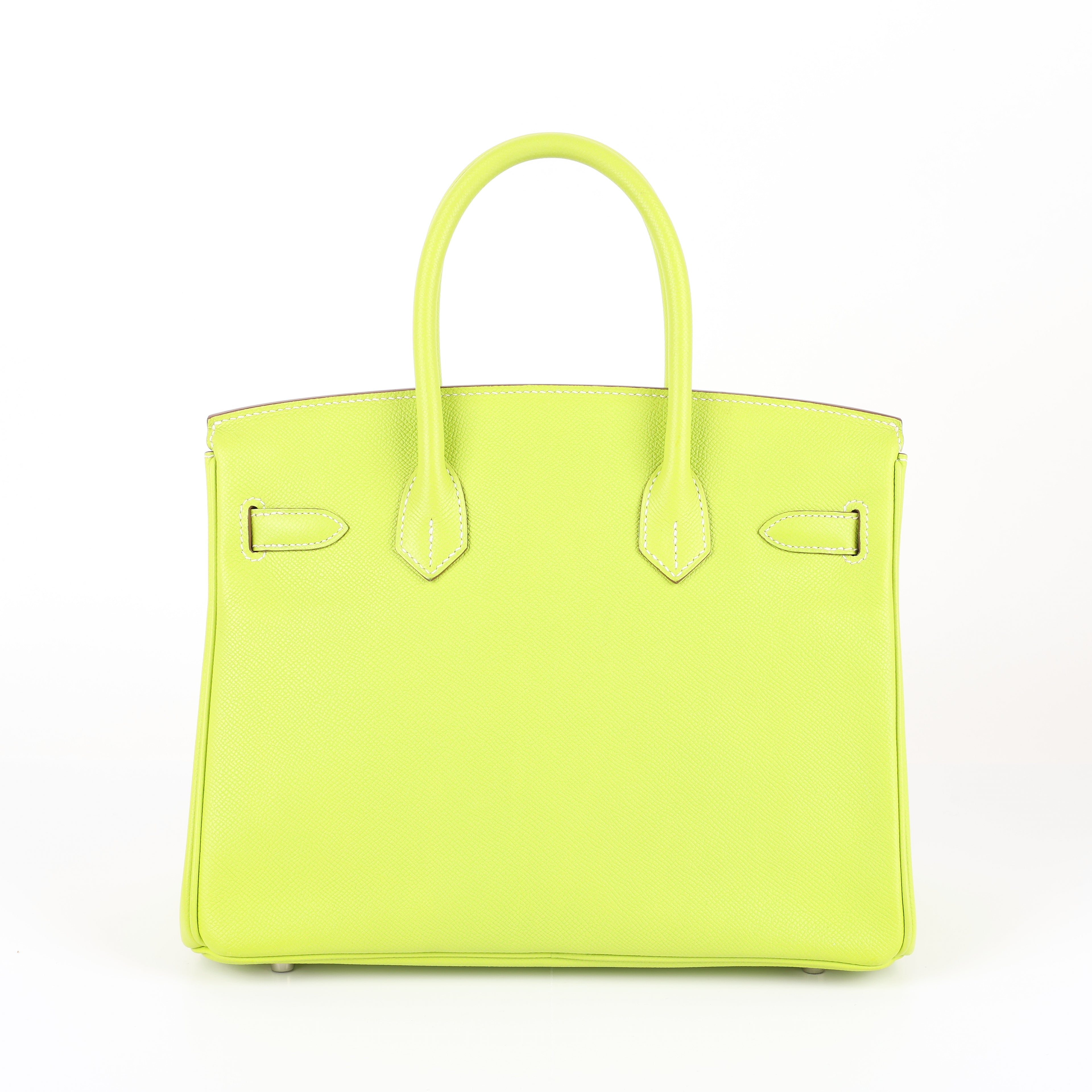Hermes Kiwi Epsom Candy Birkin 30 (PHW | 2011)
