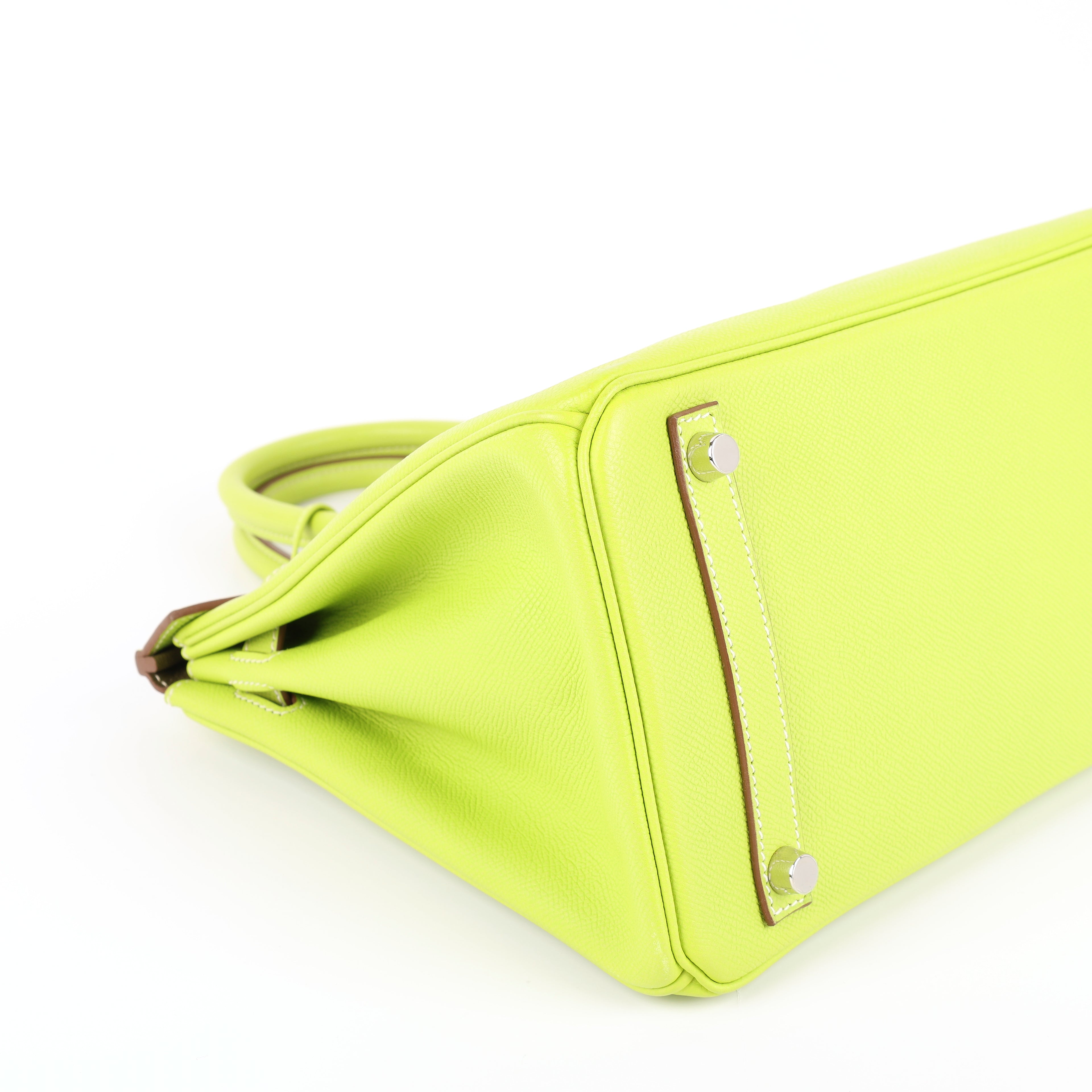 Hermes Kiwi Epsom Candy Birkin 30 (PHW | 2011)