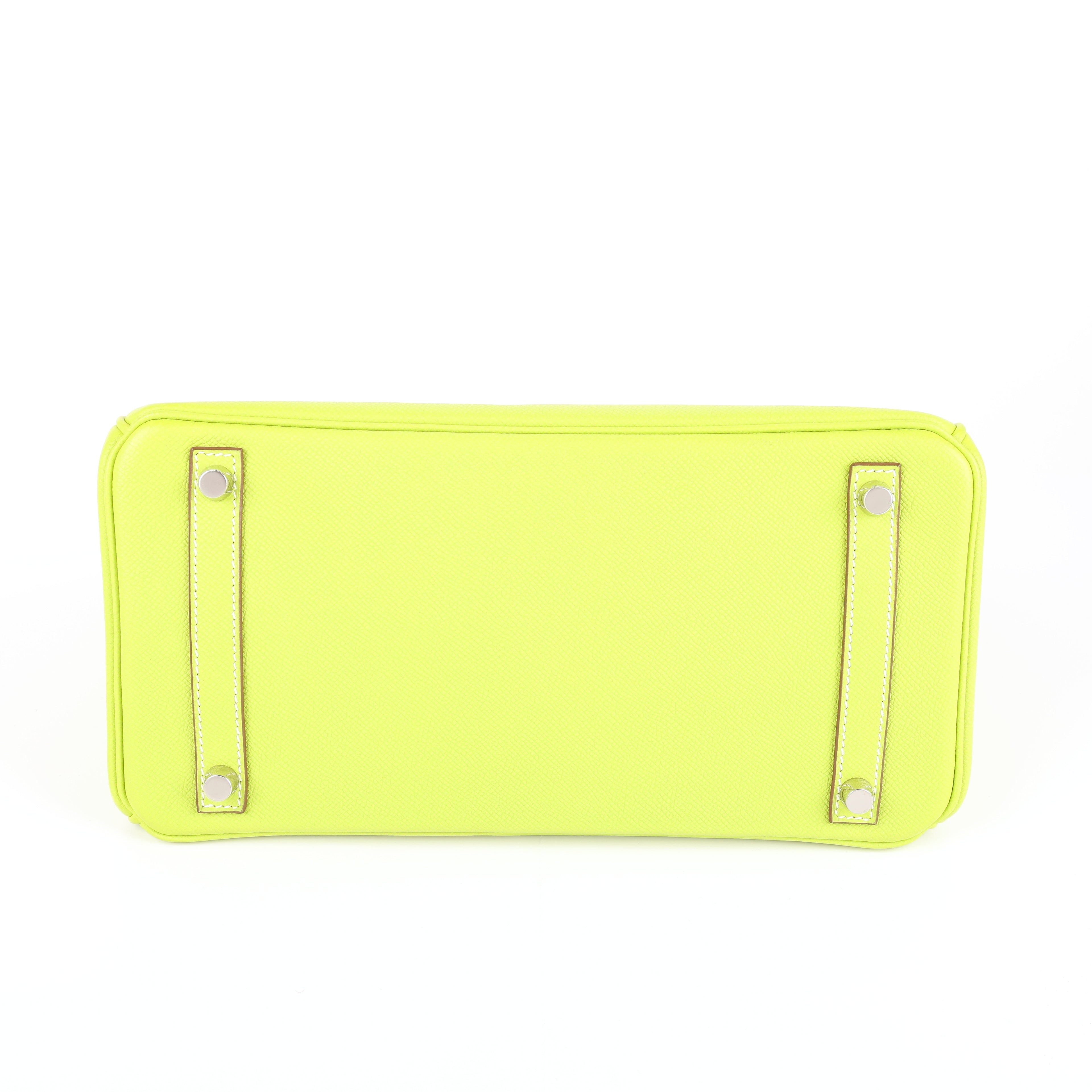 Hermes Kiwi Epsom Candy Birkin 30 (PHW | 2011)