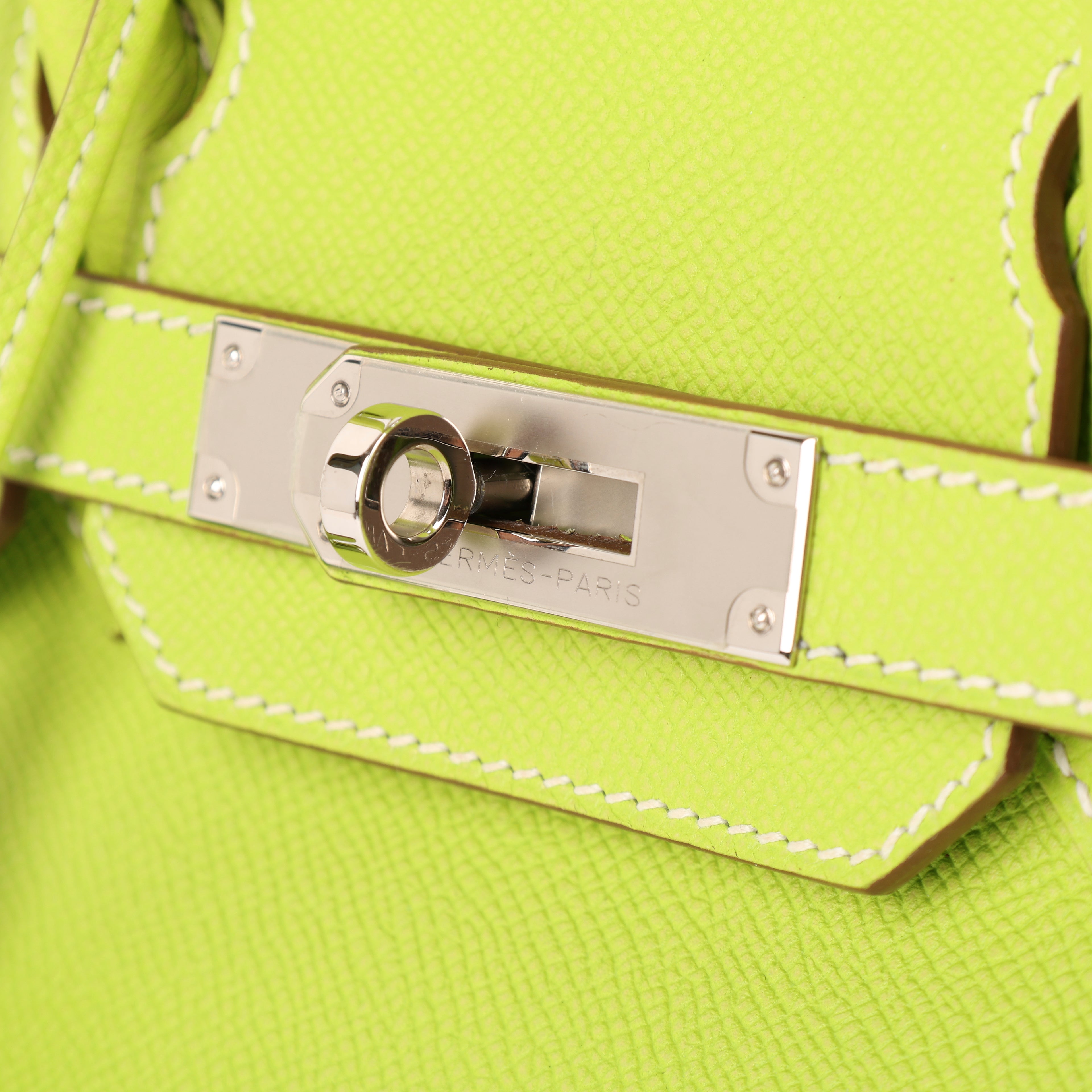 Hermès Kiwi Epsom Candy Birkin 30 (PHW | 2011)