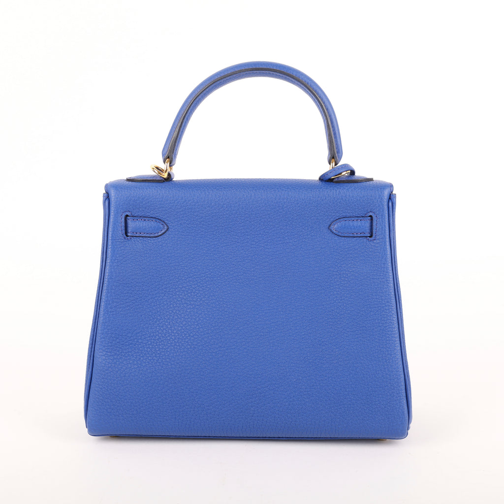 Hermès Bleu Royal Togo Retourne Kelly 25 (GHW | 2022)