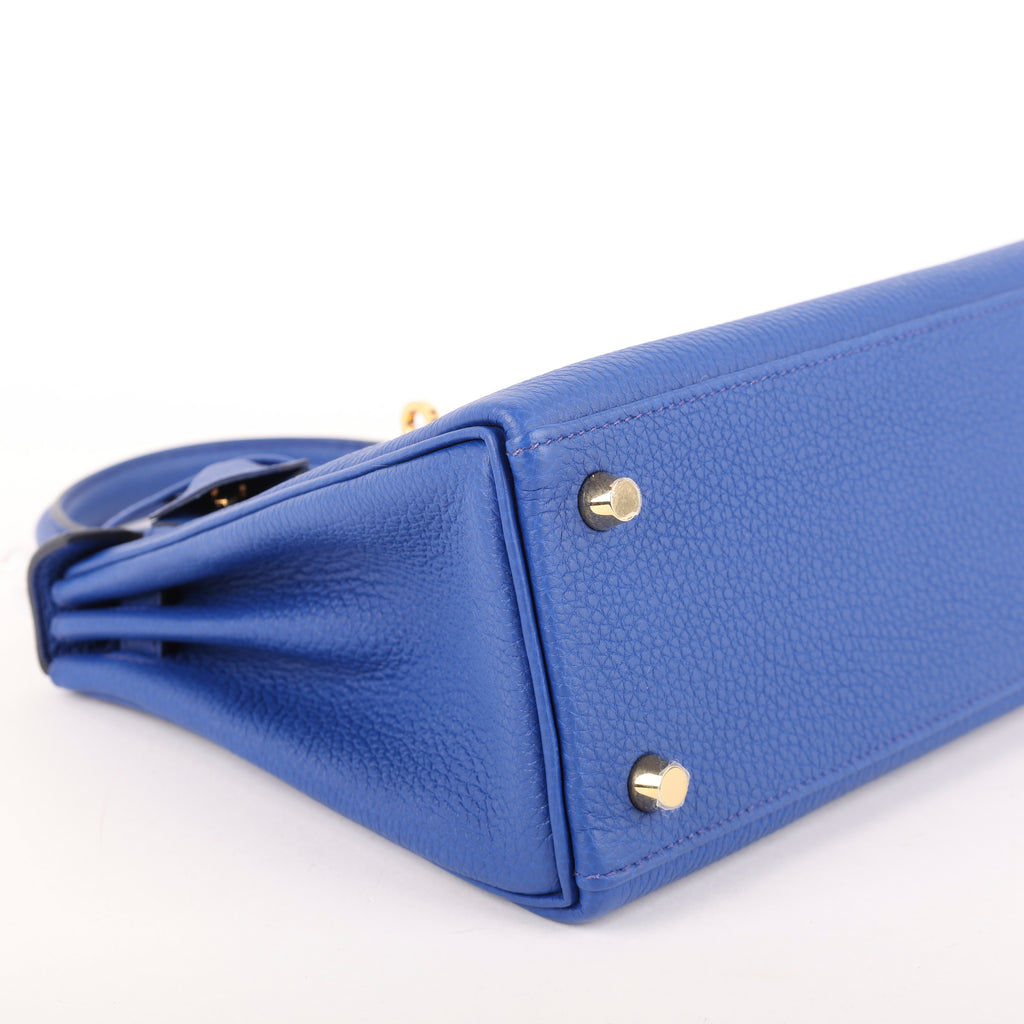 Hermès Bleu Royal Togo Retourne Kelly 25 (GHW | 2022)