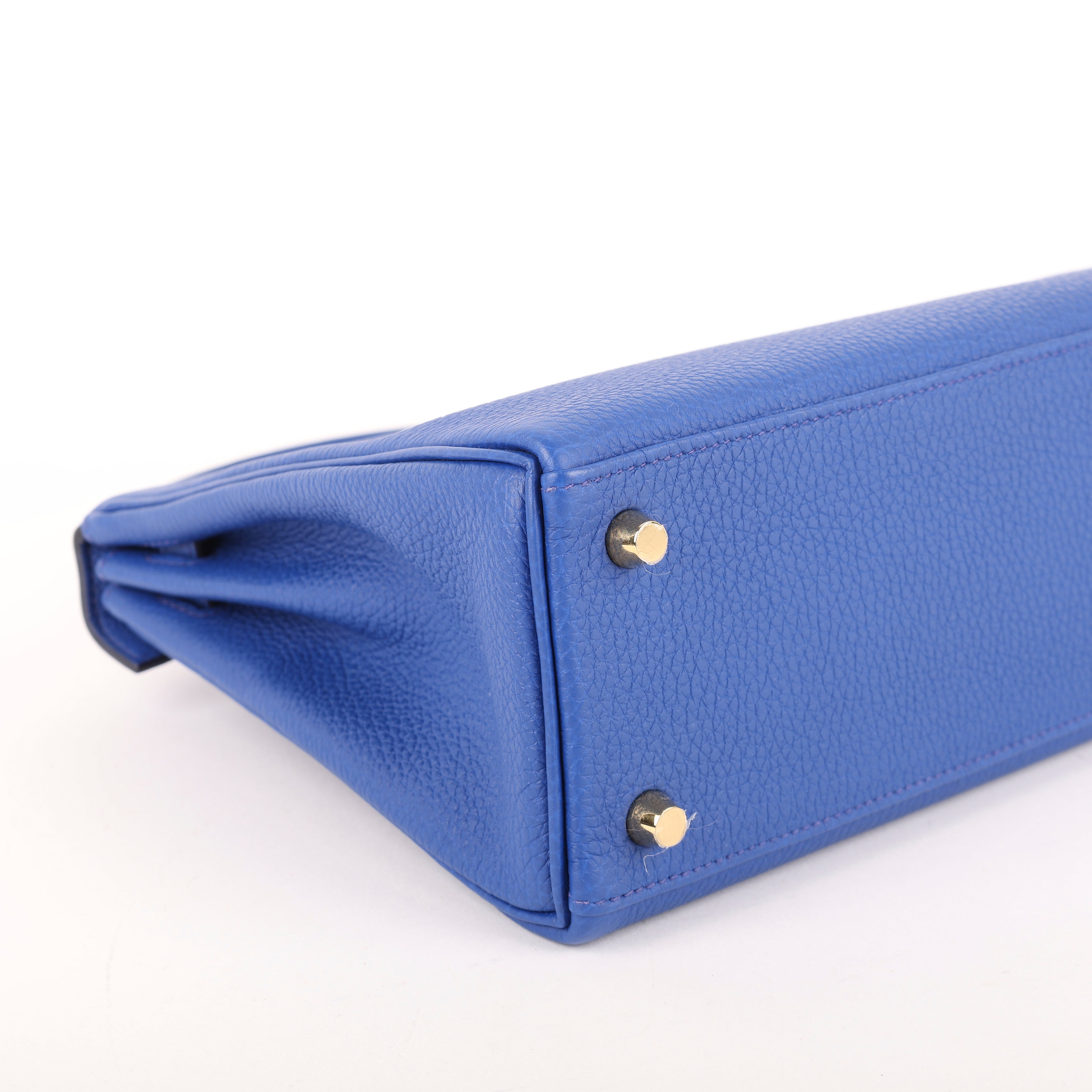 Hermès Bleu Royal Togo Retourne Kelly 25 (GHW | 2022)