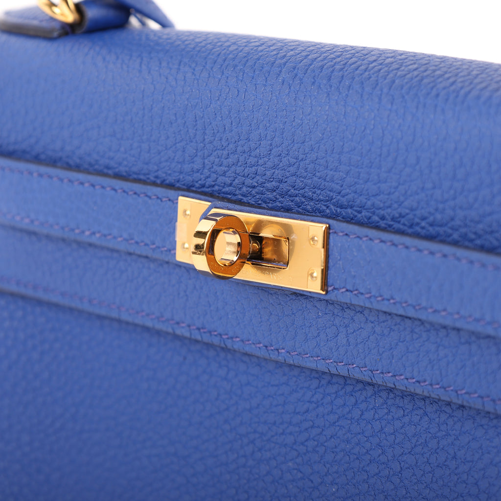 Hermès Bleu Royal Togo Retourne Kelly 25 (GHW | 2022)