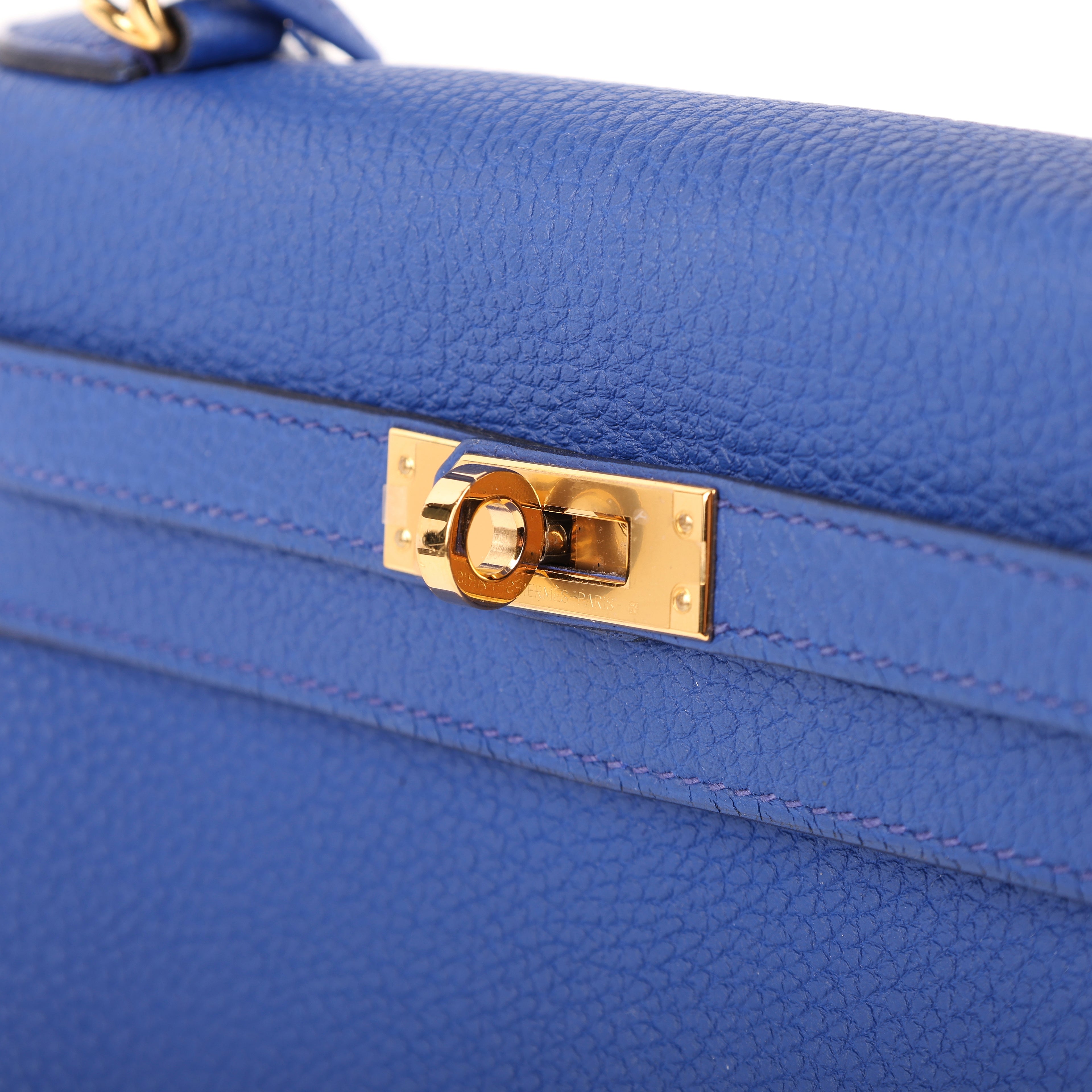 Hermès Bleu Royal Togo Retourne Kelly 25 (GHW | 2022)