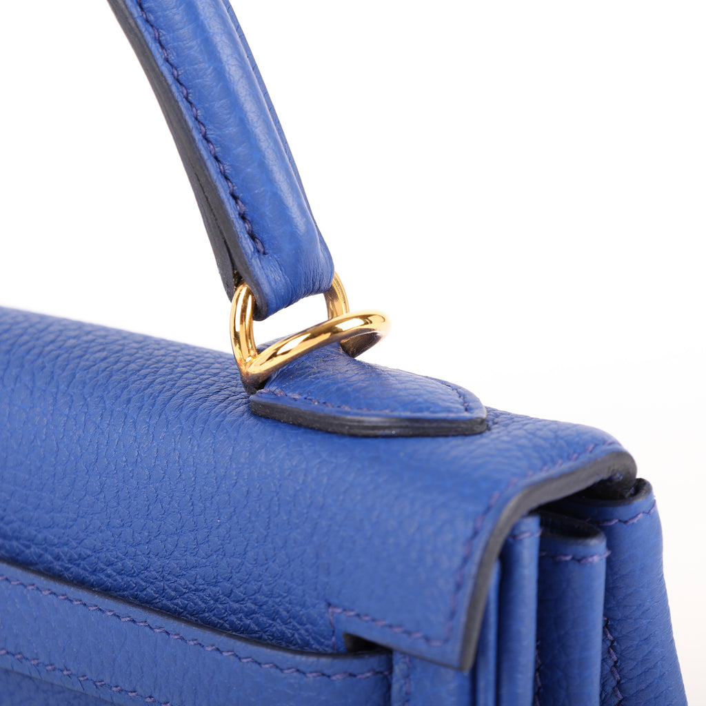 Hermès Bleu Royal Togo Retourne Kelly 25 (GHW | 2022)