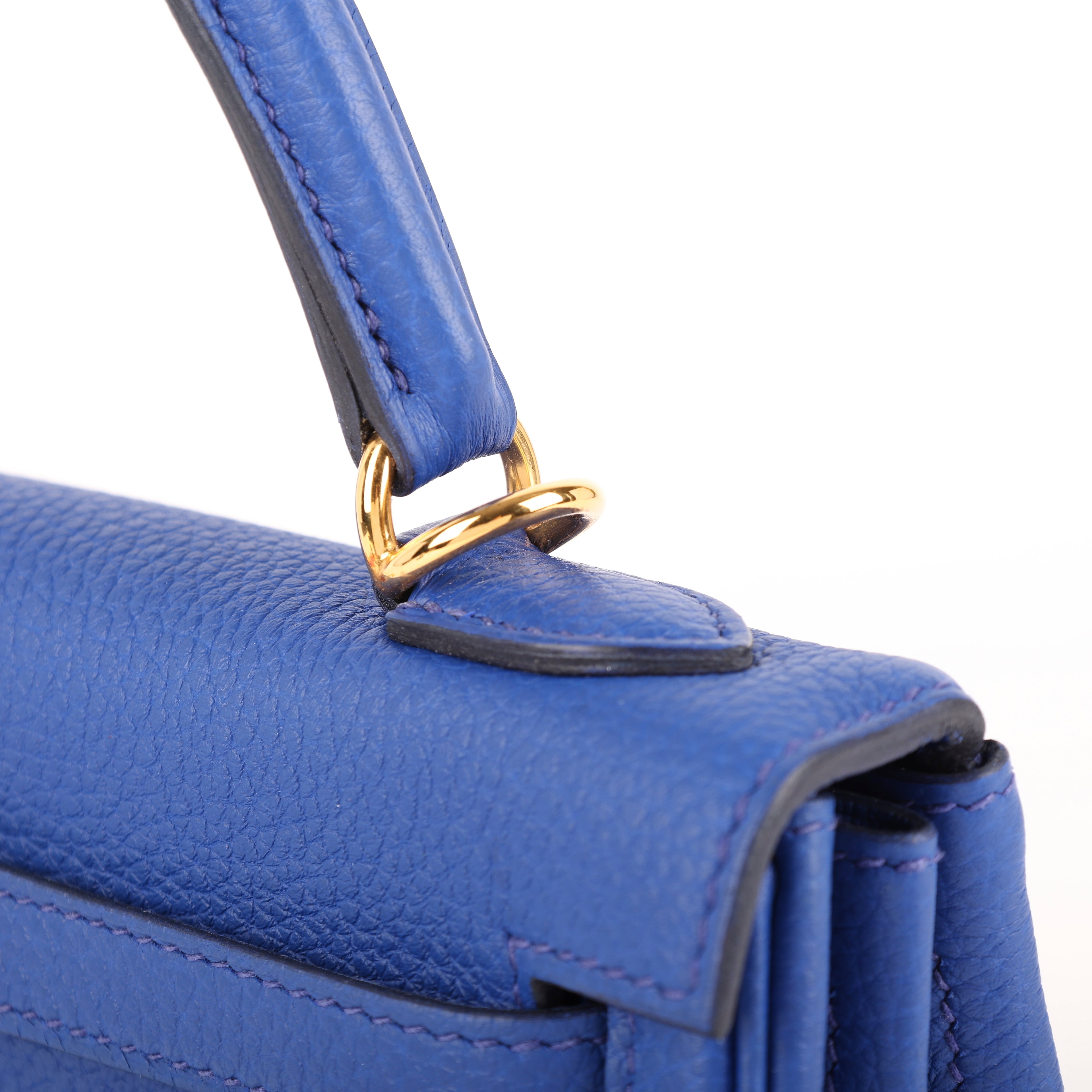 Hermès Bleu Royal Togo Retourne Kelly 25 (GHW | 2022)