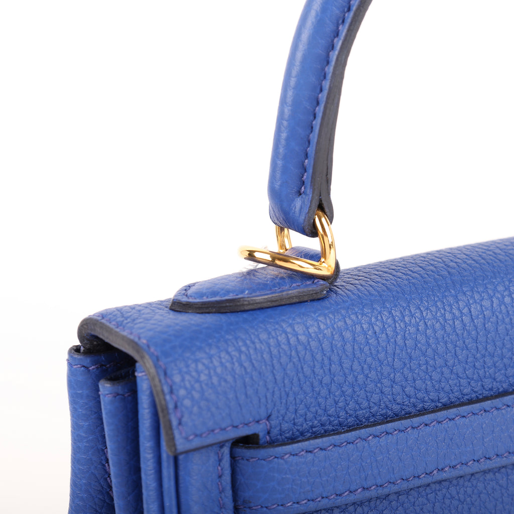 Hermès Bleu Royal Togo Retourne Kelly 25 (GHW | 2022)