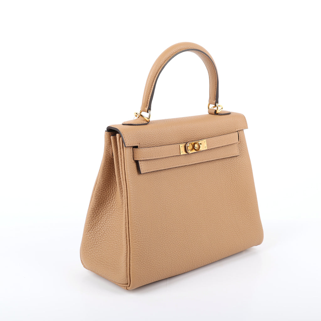 Hermès Chai Togo Retourne Kelly 25 (GHW | 2022)